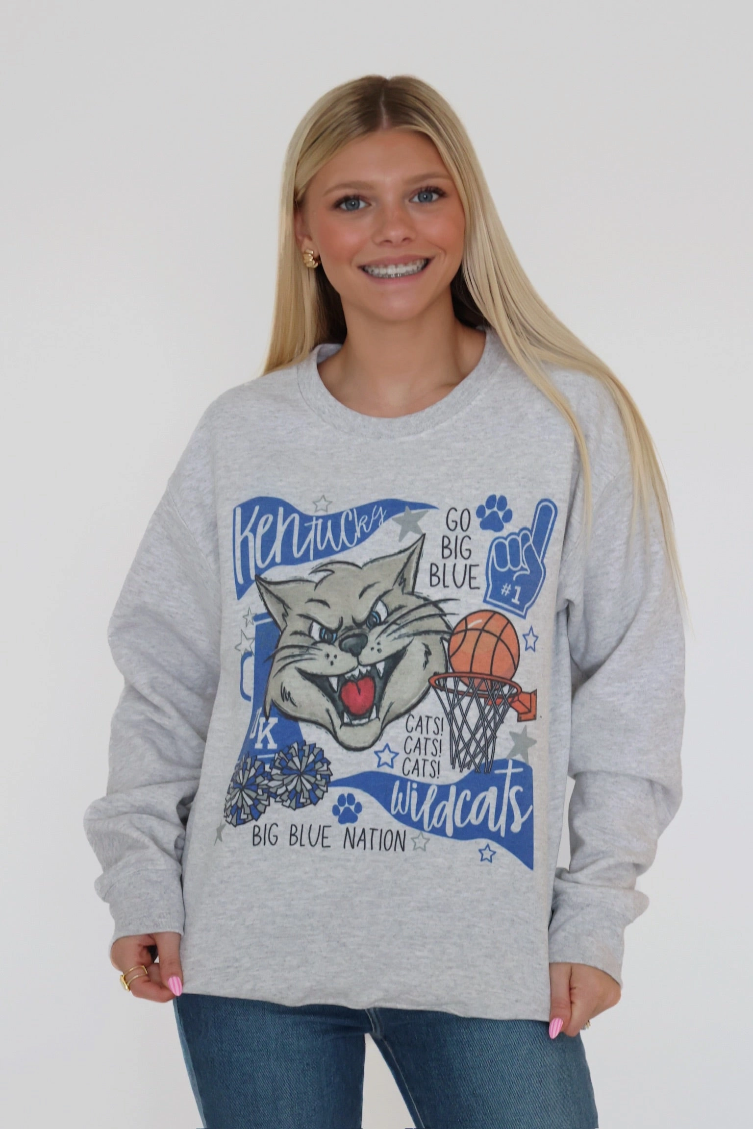 OdorControl Technology Ribbed collar Kentucky Basketball Sweatshirt
