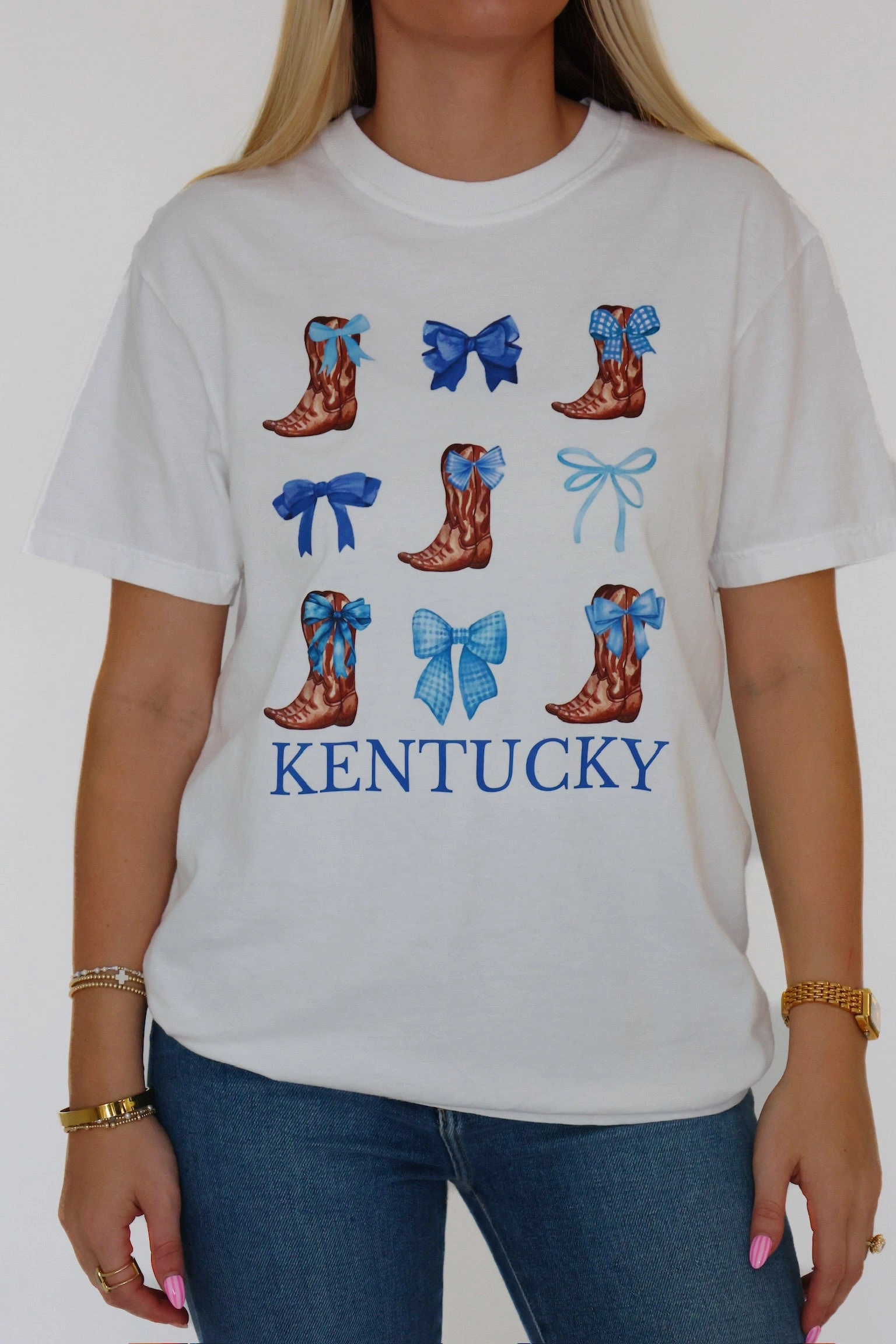 Kentucky Boots & Bows T-shirt AntiPillingTreatment