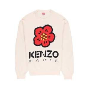 Kenzo Boke Flower Jumper 'Off White', white