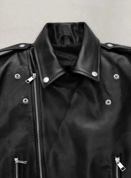 Kevin Hart Black Leather Jacket