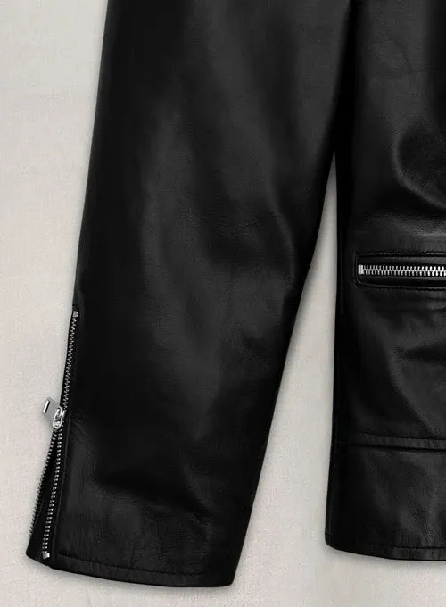 Kevin Hart Black Leather Jacket