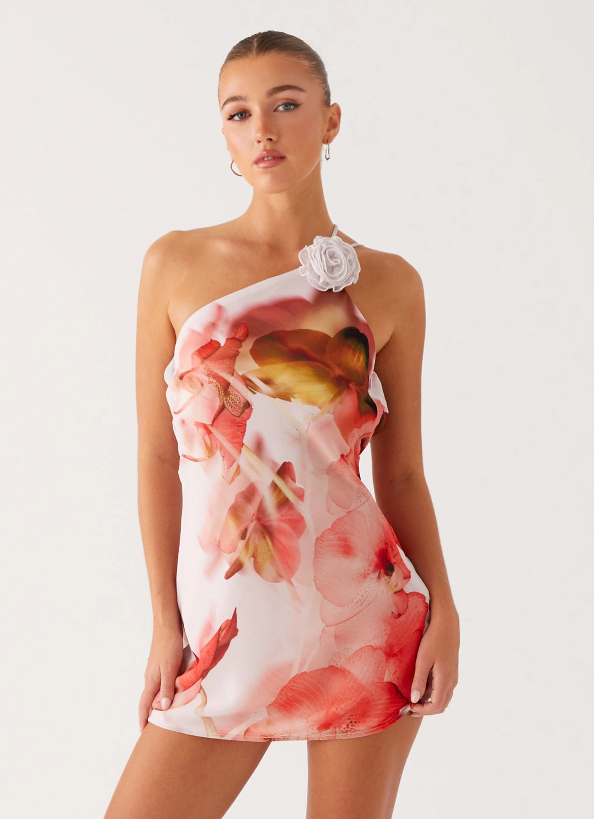 Kia Mini Dress - Peach Rose Relax Flex