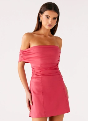 Cool Elegance Professional Comfort Kierra Mini Dress - Coral