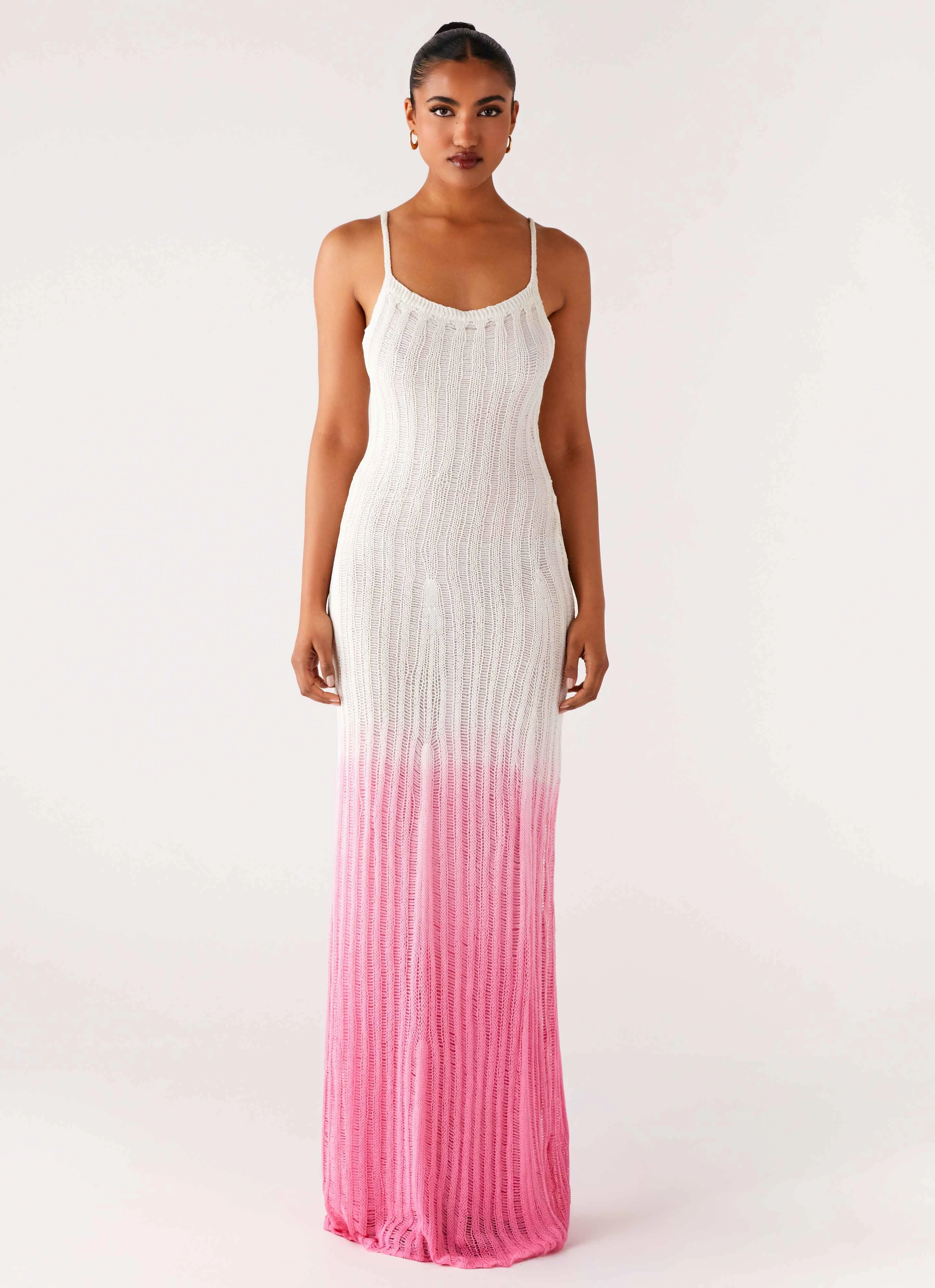 Kiki Maxi Dress - Pink Ombre Elegant Flow