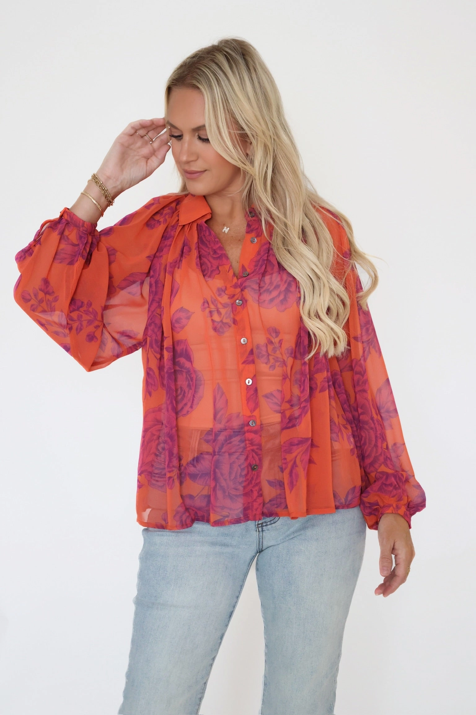 AdjustableHem Kira Blouse