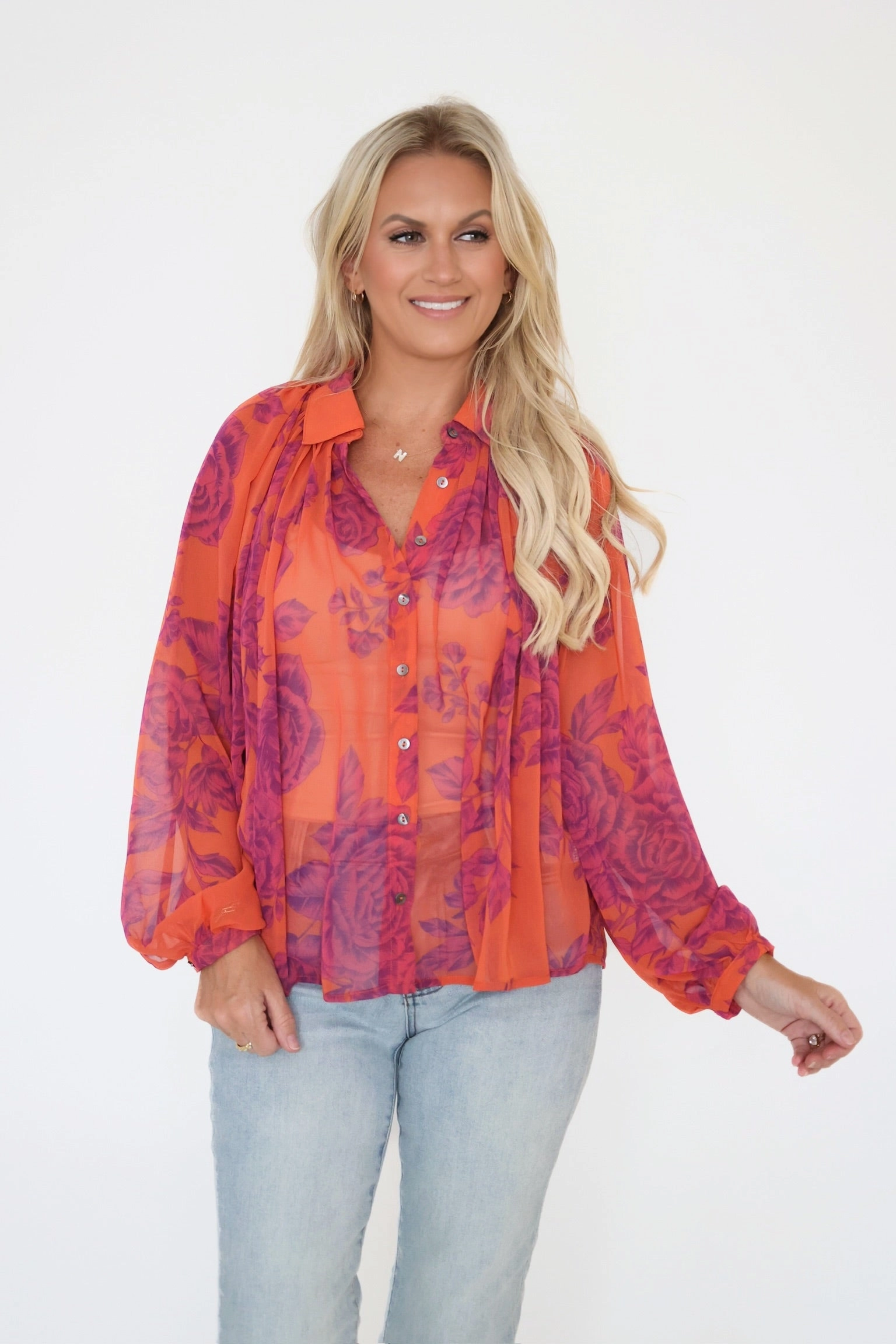 HighNeckline SunProtective Kira Blouse