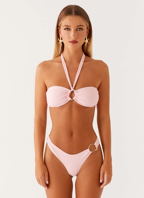 Kivara Bikini Bottoms - Pink Quick Release Fasteners Secure Hold Kivara Bikini Bottoms - Pink