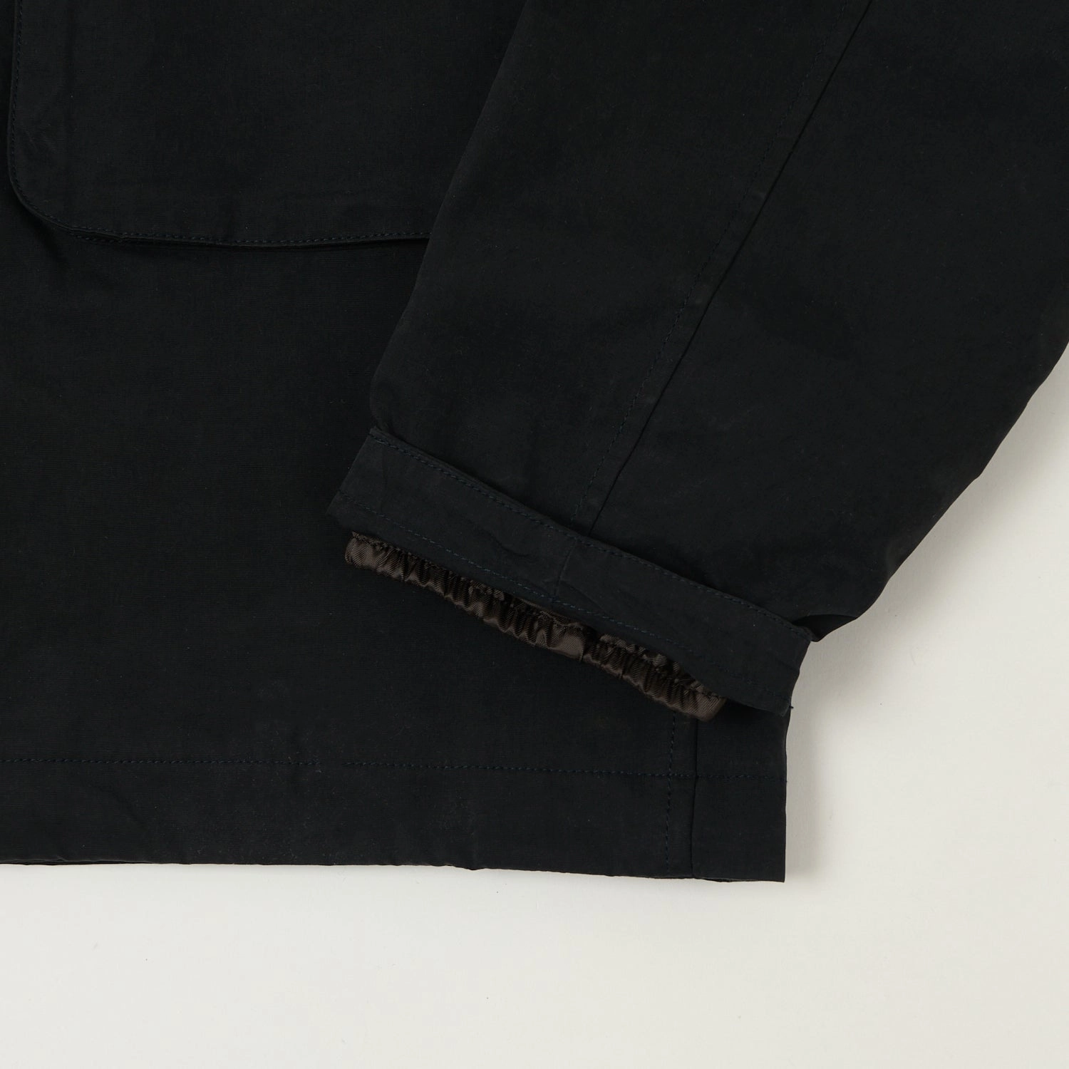 Knickerbocker 'Bay' Waxed Cotton/Nylon Jacket - Navy