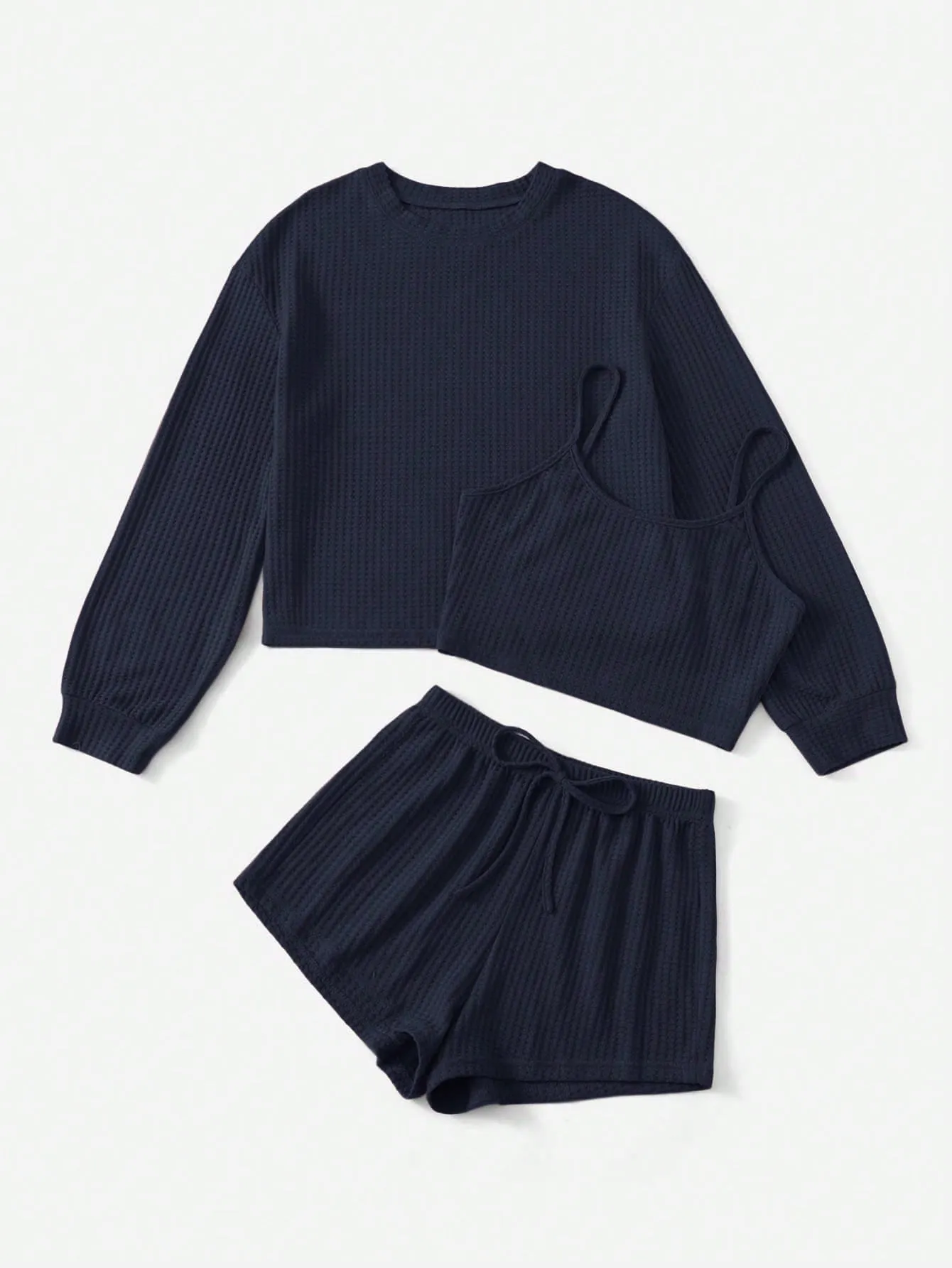 Knit Cami Top & Shorts PJ Sett shirt