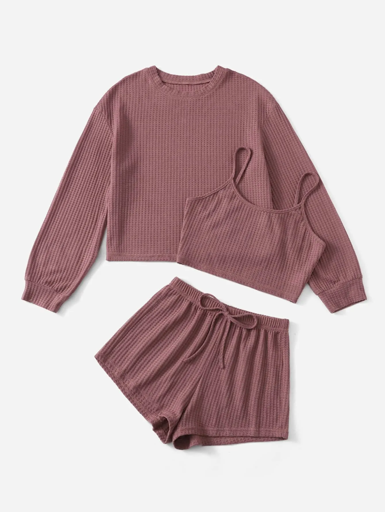 Knit Cami Top & Shorts PJ Sett shirt