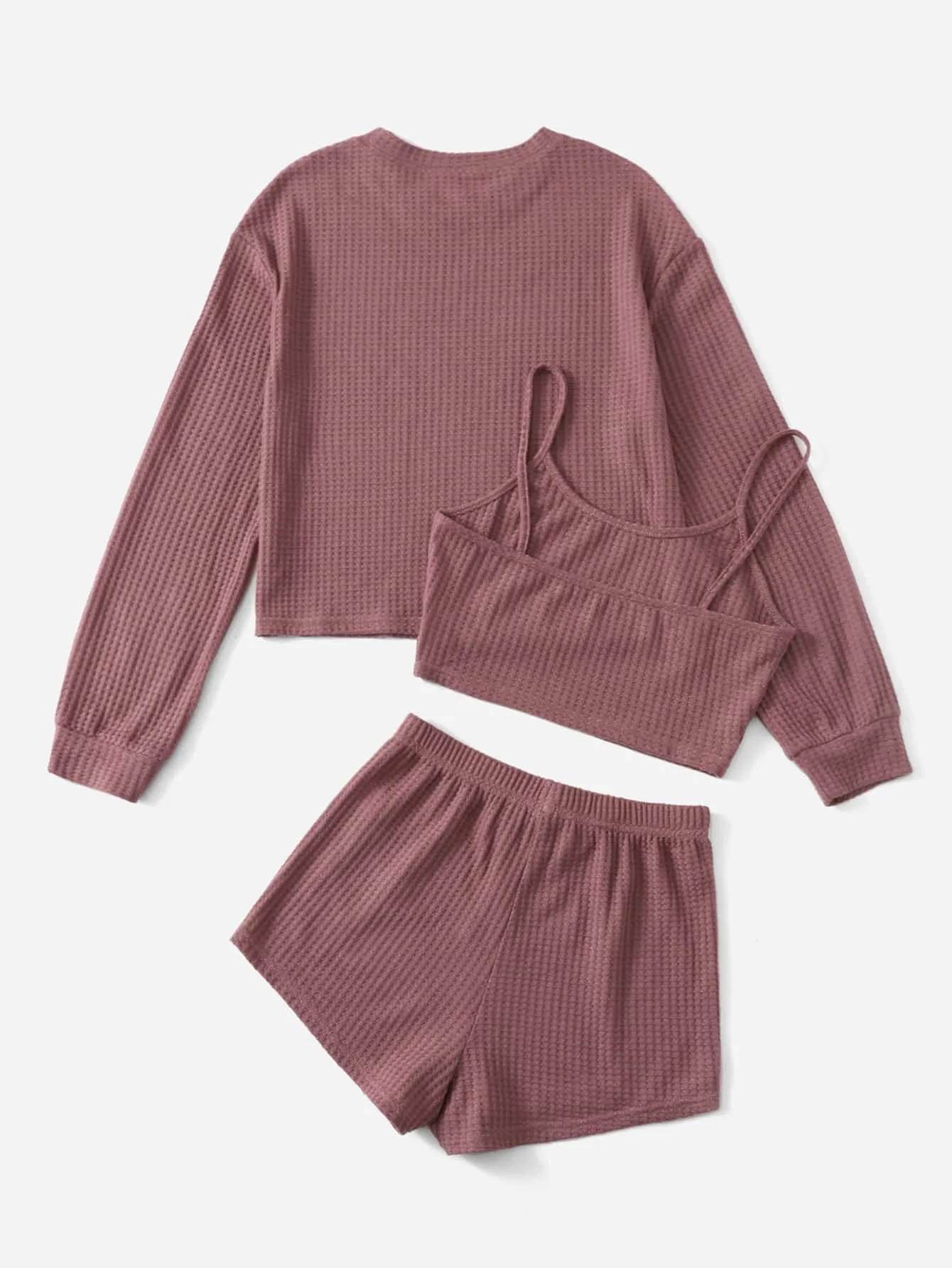 Knit Cami Top & Shorts PJ Sett shirt