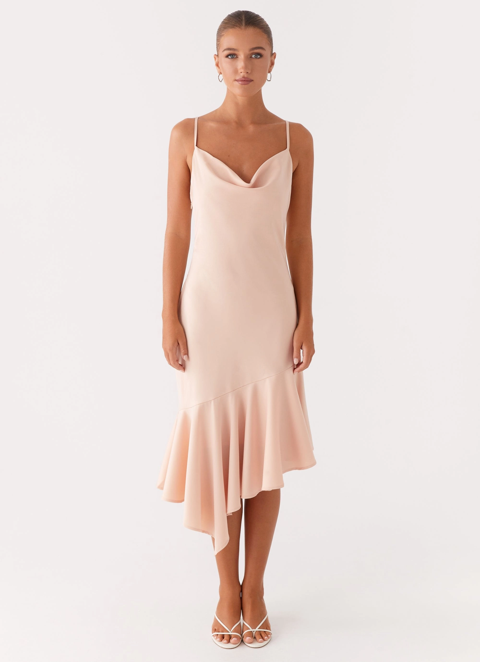 Korby Midi Dress - Pink All Season Style