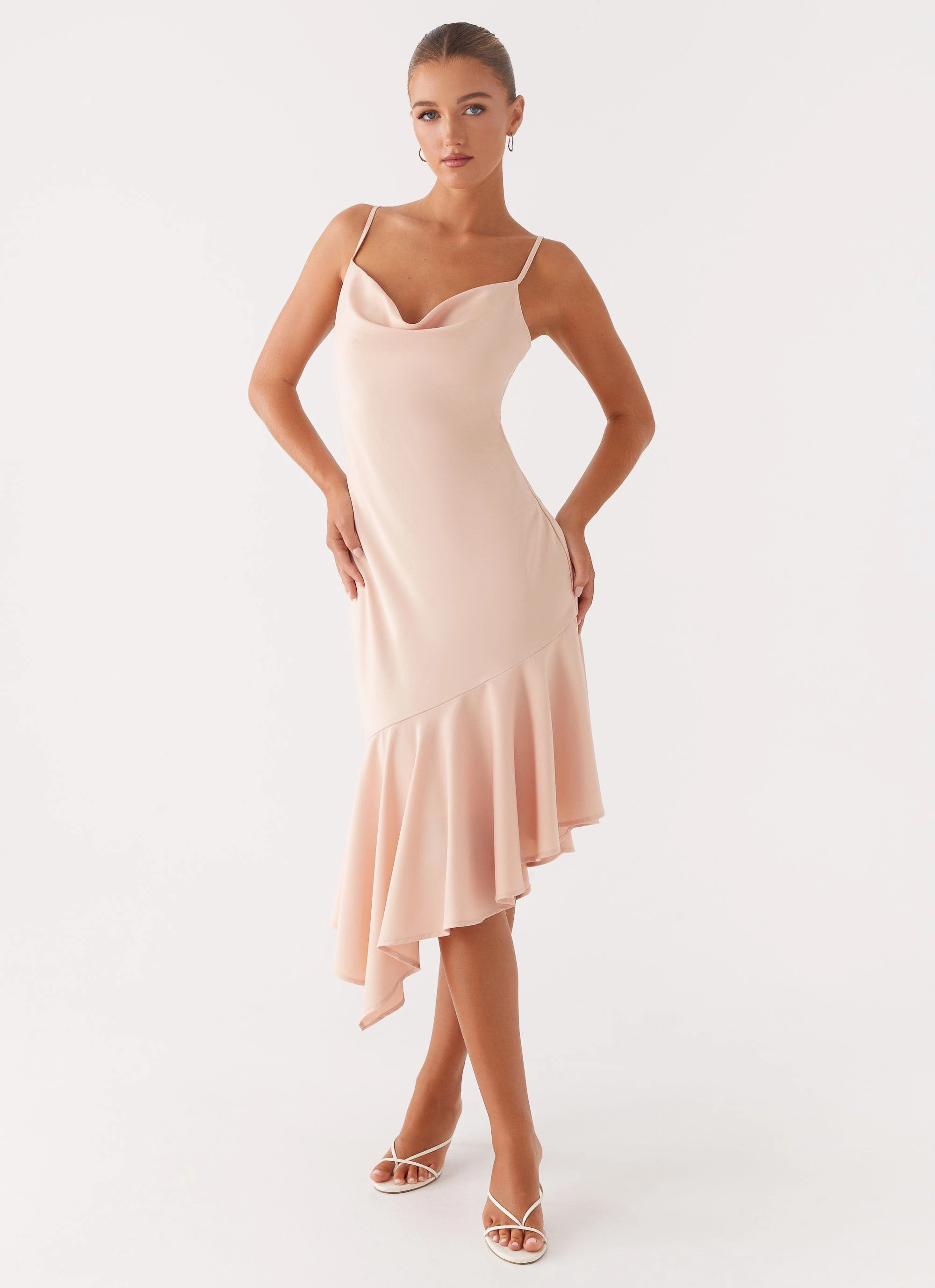 Korby Midi Dress - Pink Sharp Motion