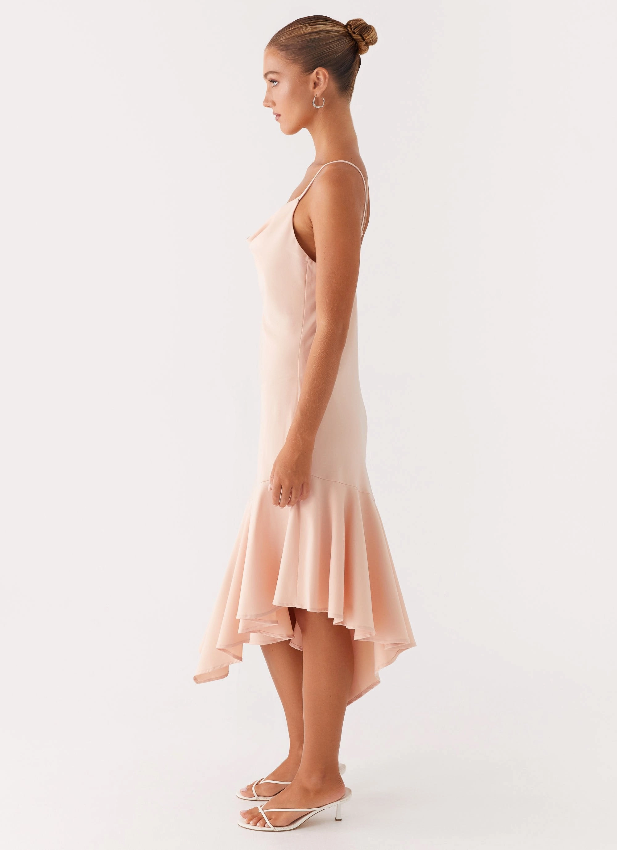 Korby Midi Dress - Pink Coastal Soft Summer Ready