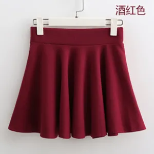 Korean High Waist Mid-Length Short Tutu Sun Pleated Skirt