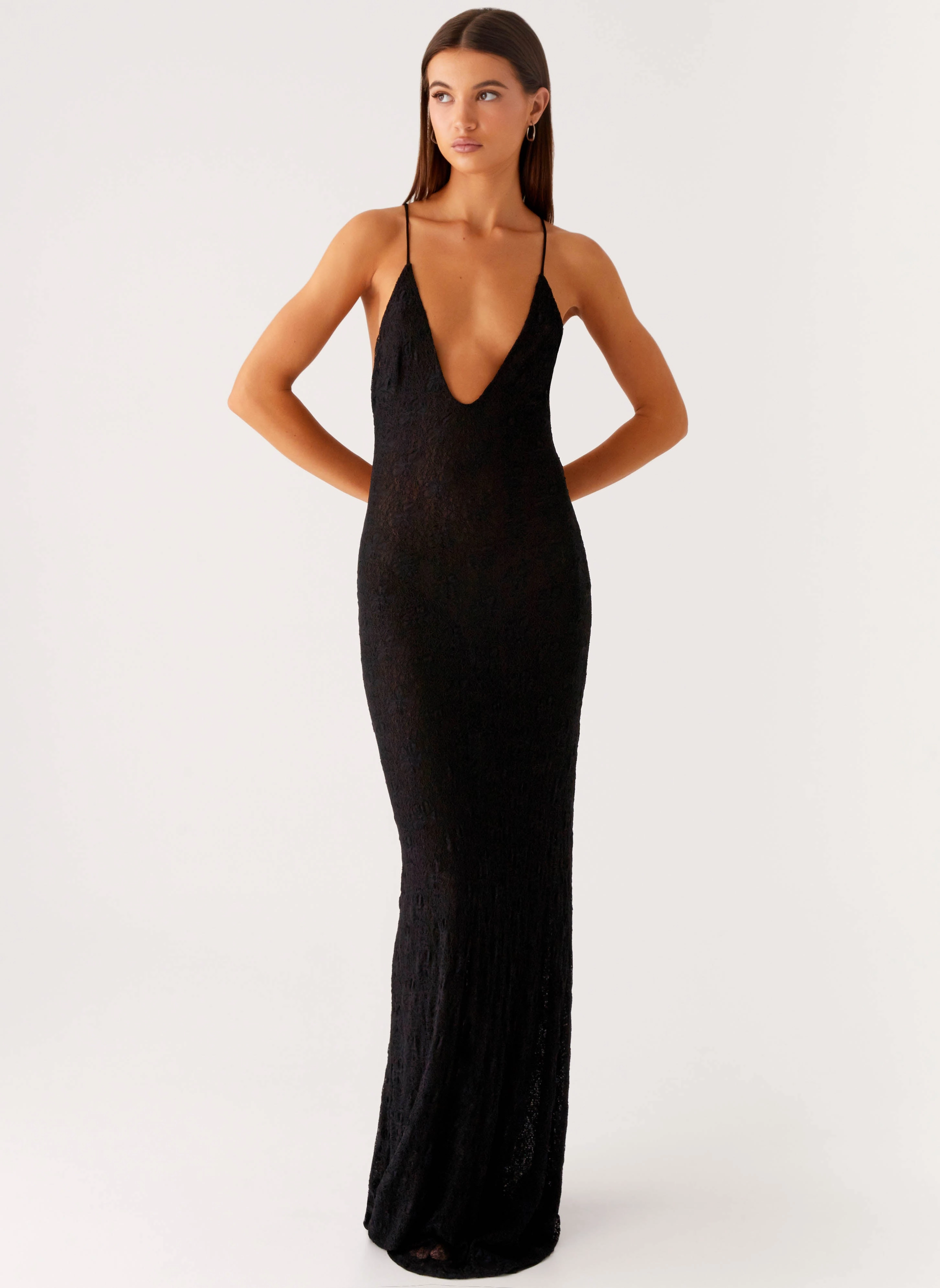 Subtle tone Kylia Maxi Dress - Black