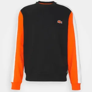 Lacoste Exclusive Unisex sweatshirt, black/orange/white