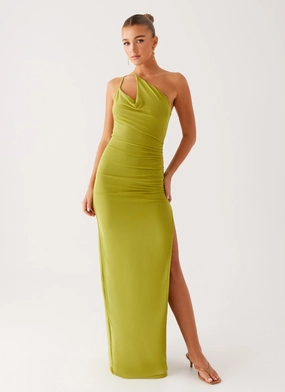 Lamara Maxi Dress - Green Comfortable Design Wear