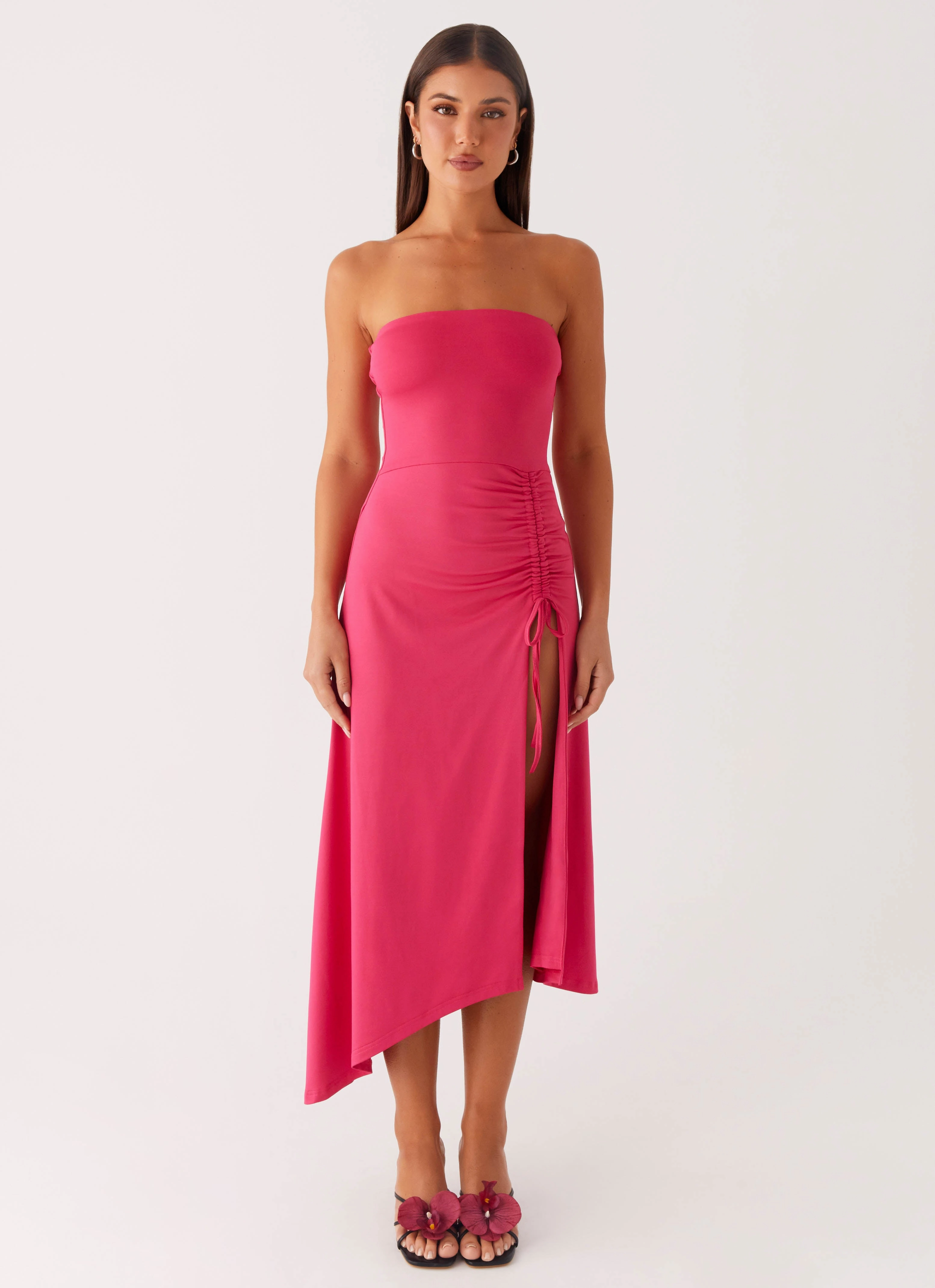 Laoise Midi Dress - Hot Pink Urban Aesthetic