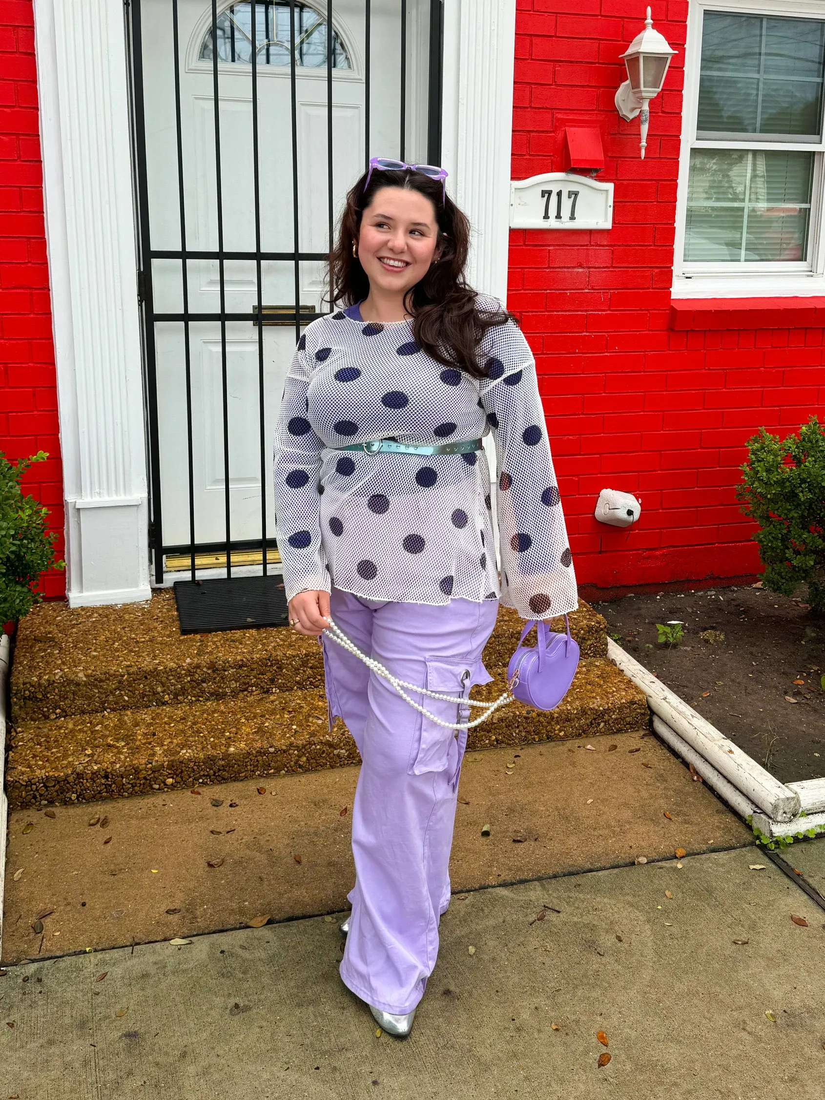 Lavender Cargo Pants (S-3x)