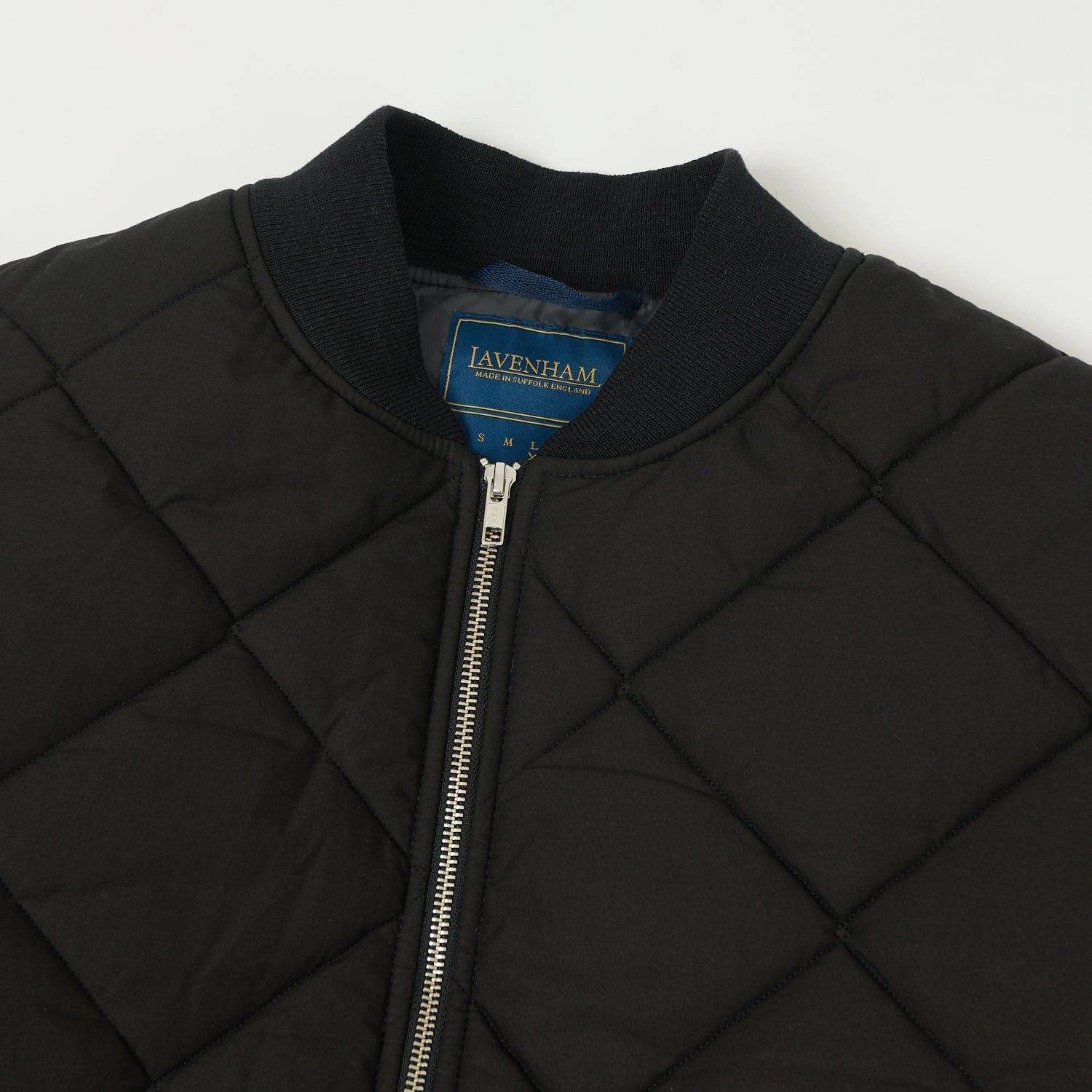 Lavenham Big Quilt Bomber Jacket - Lamp Black