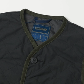 Lavenham Unwadded Gilet - Black Lavenham Unwadded Gilet - Black