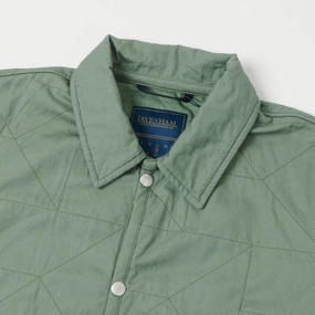 Lavenham Unwadded Worker Raydon Jacket - Leaf Green