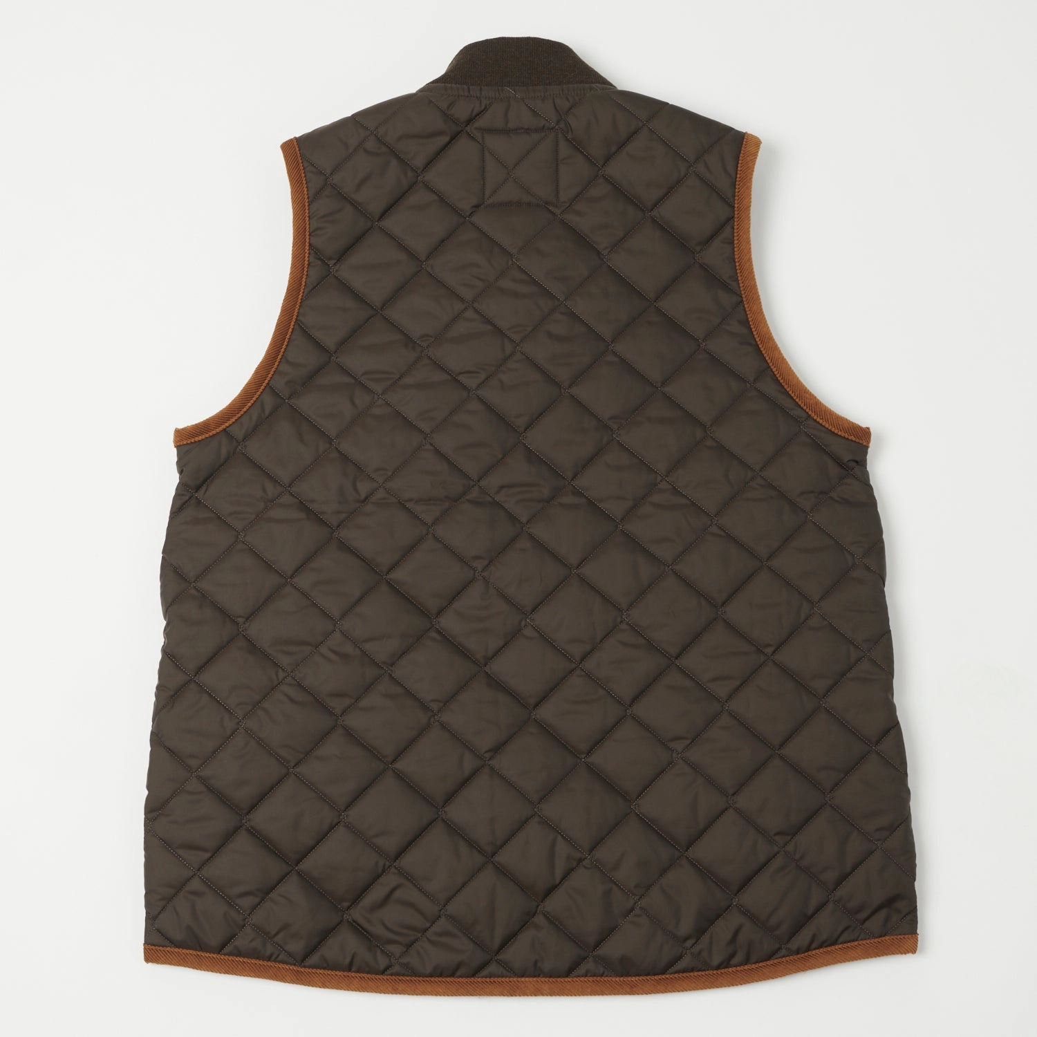 Lavenham Zip Bomber Gilet - Dark Chocolate
