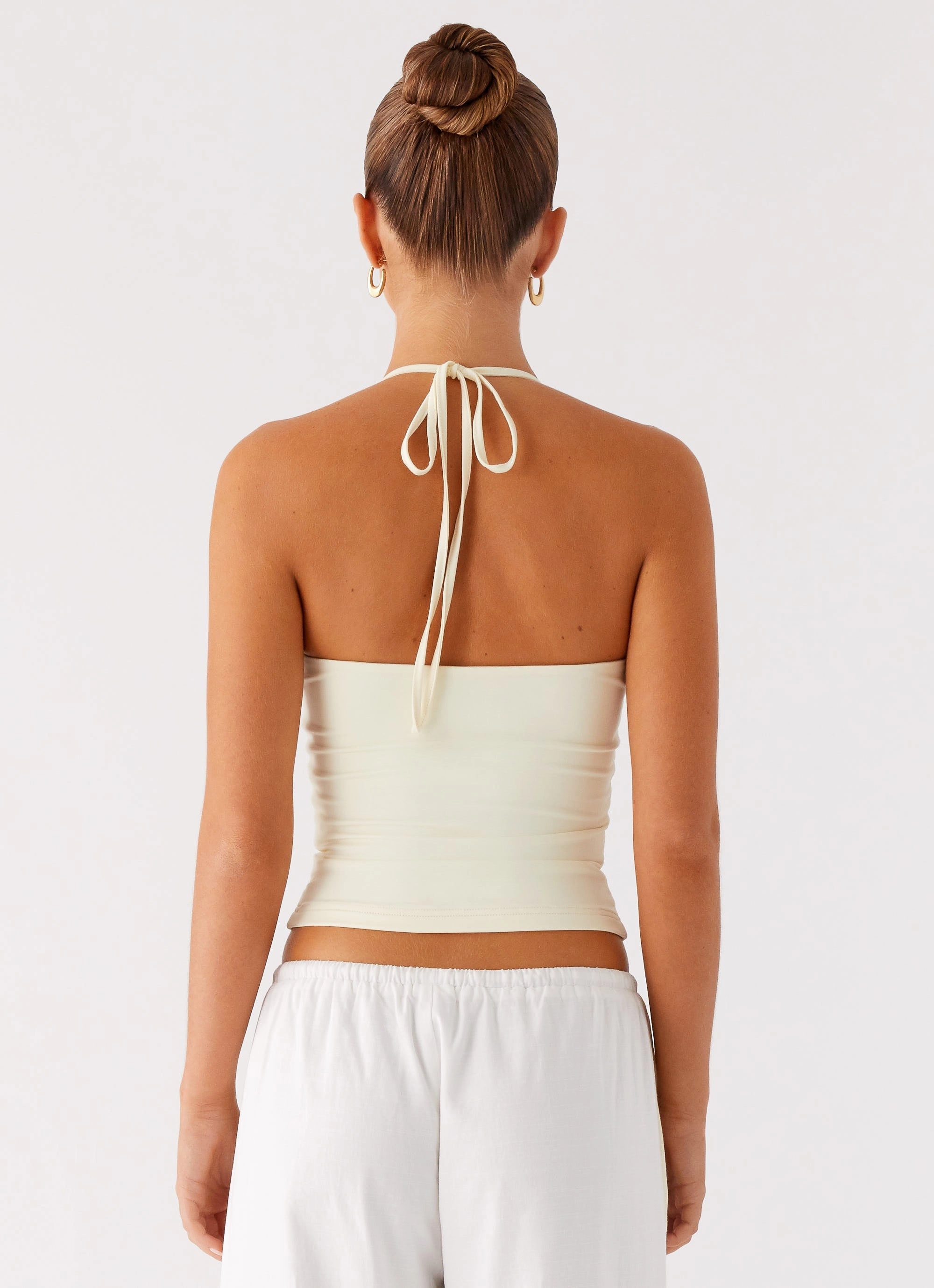 AntiStatic Material Palm Beach Top - Yellow