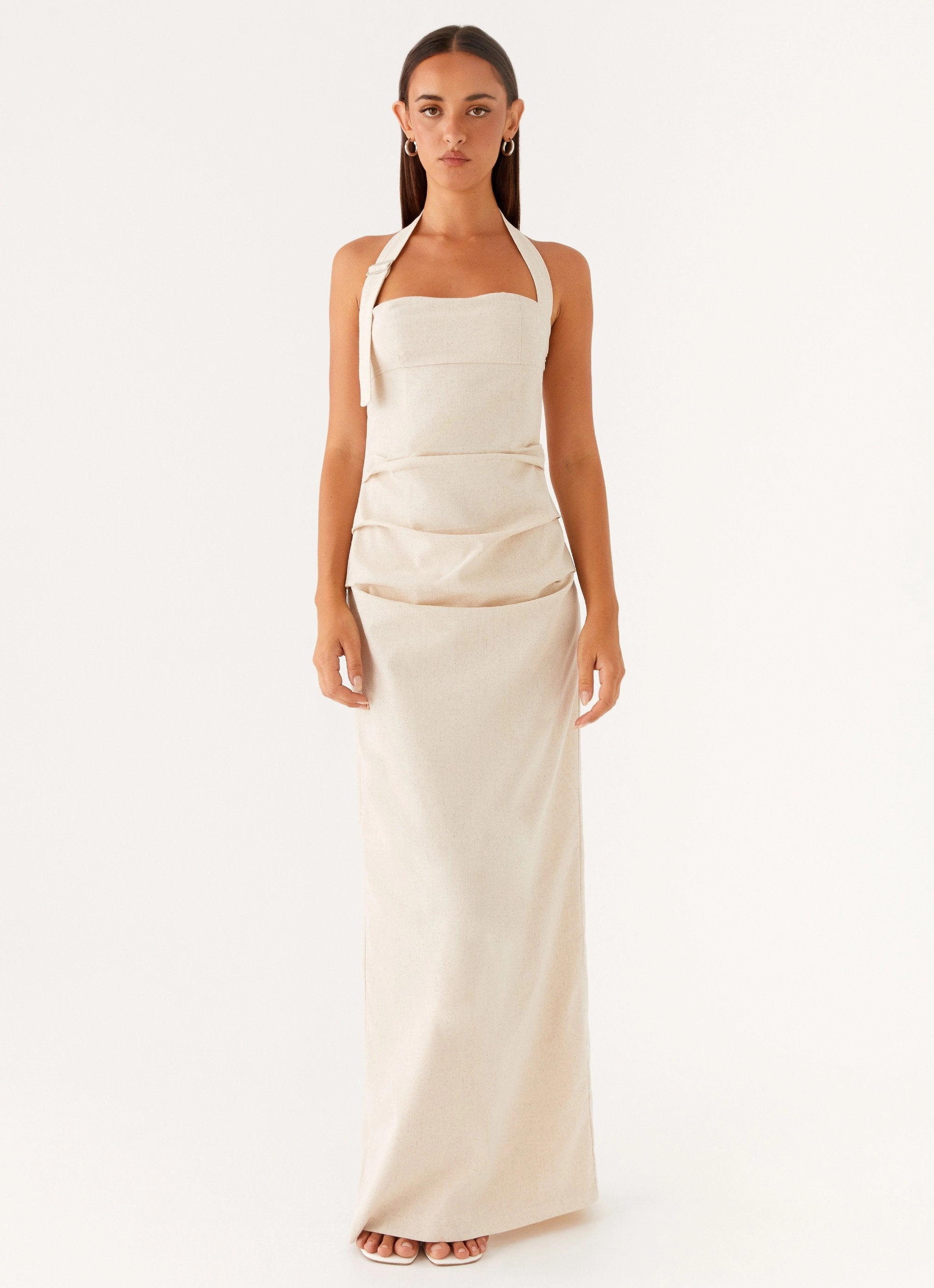 Love Energy Rumour Has It Maxi Dress - Oatmeal