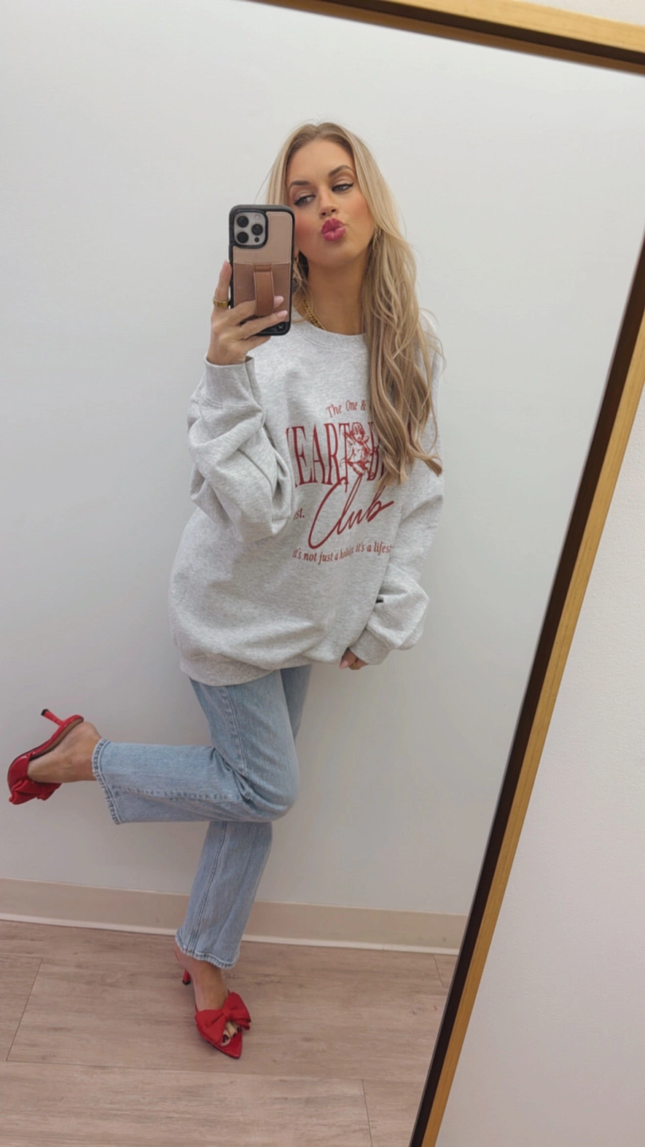 Heartbreak Club Sweatshirt (FINAL SALE) MinimalistDesign Taped Neckline