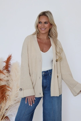 MultiPocket Index Card Cardigan