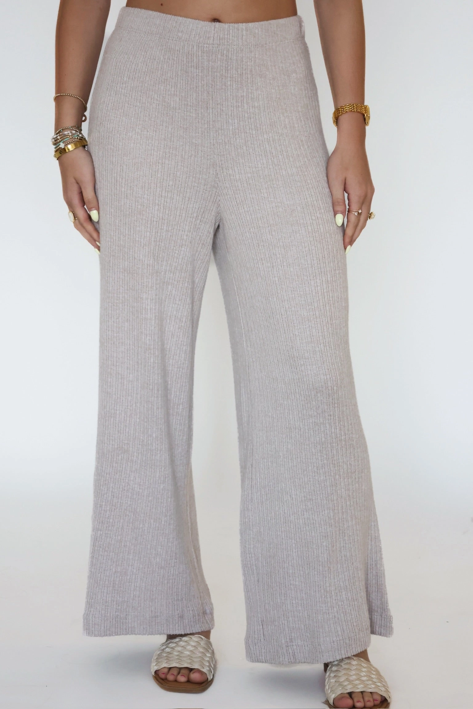StretchFabric Coastline Rib Pant - Slate Grey