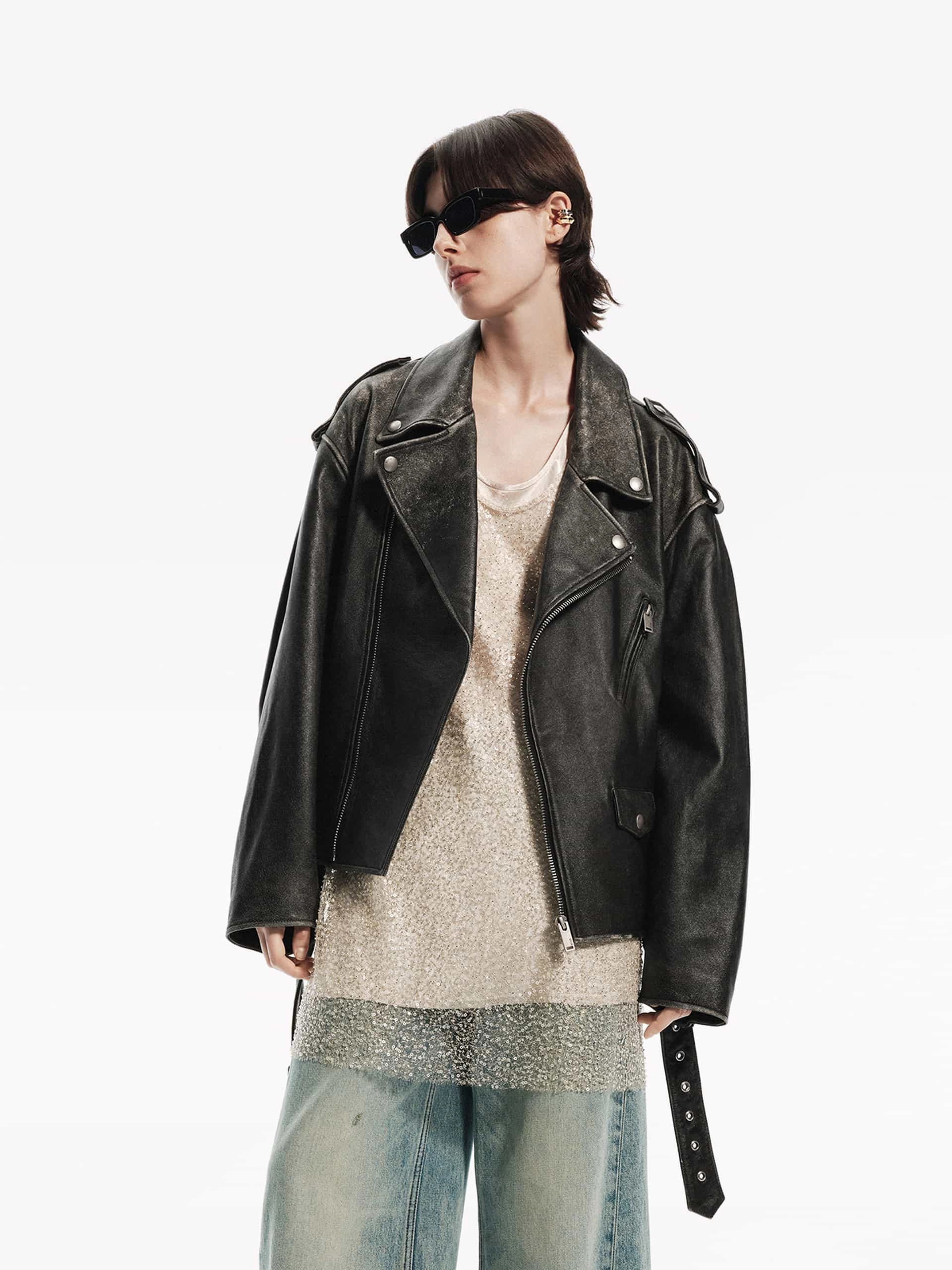 Leather Biker Jacket