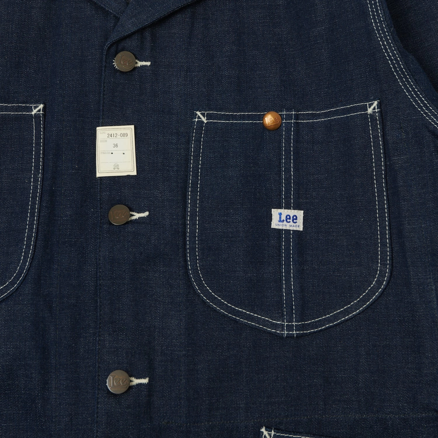 Lee Archives 1949 'Loco' Denim Coverall Jacket - Raw