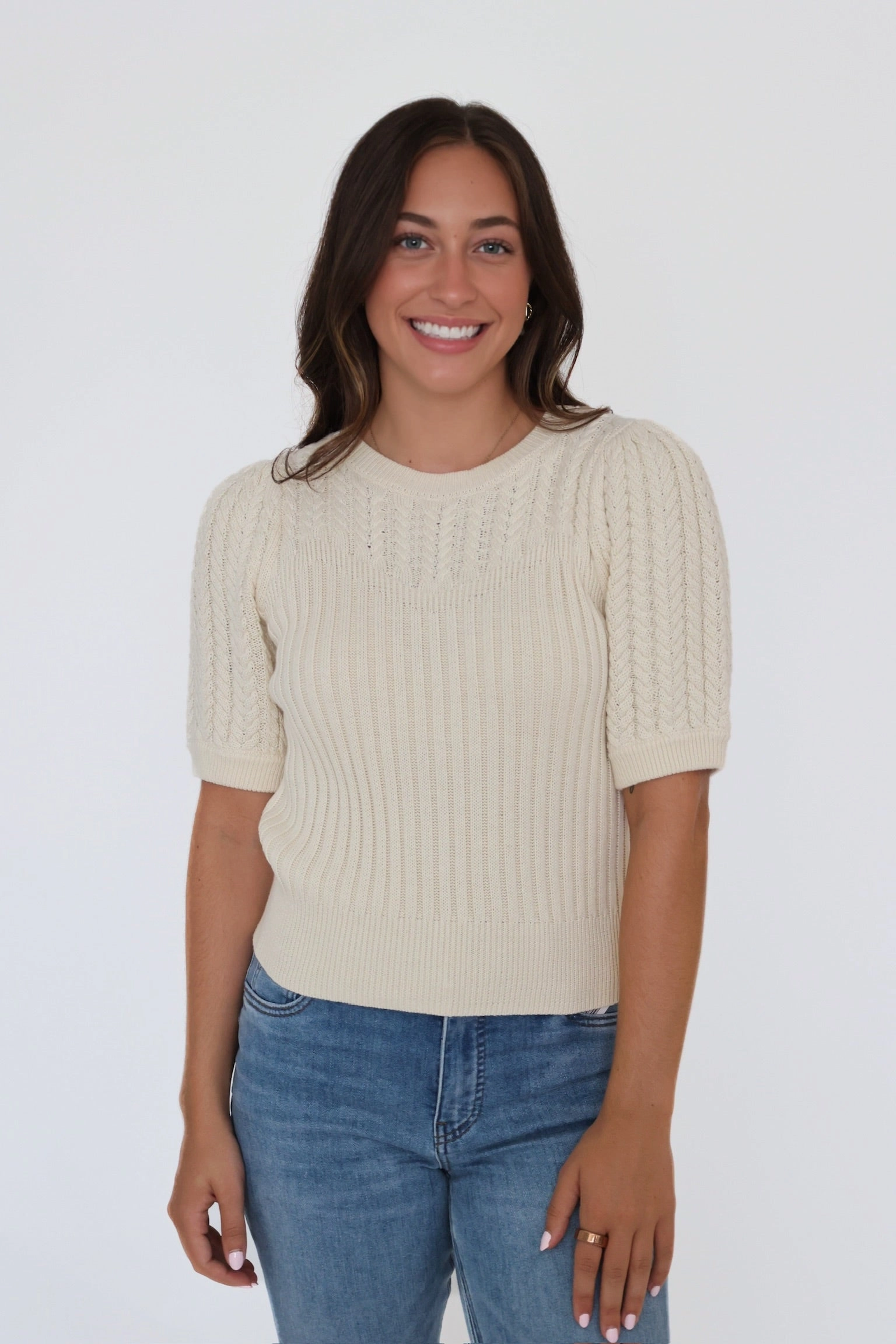 Bound Seam Finish Lenda Sweater