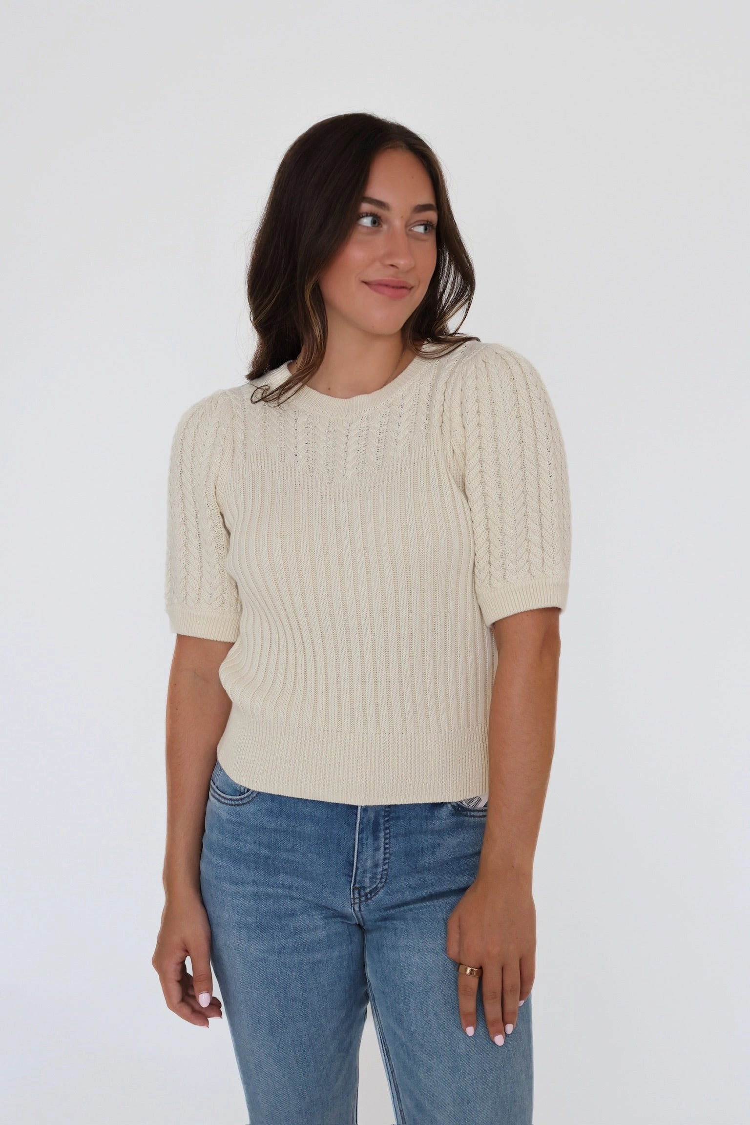 High Stretch Fabric Lenda Sweater