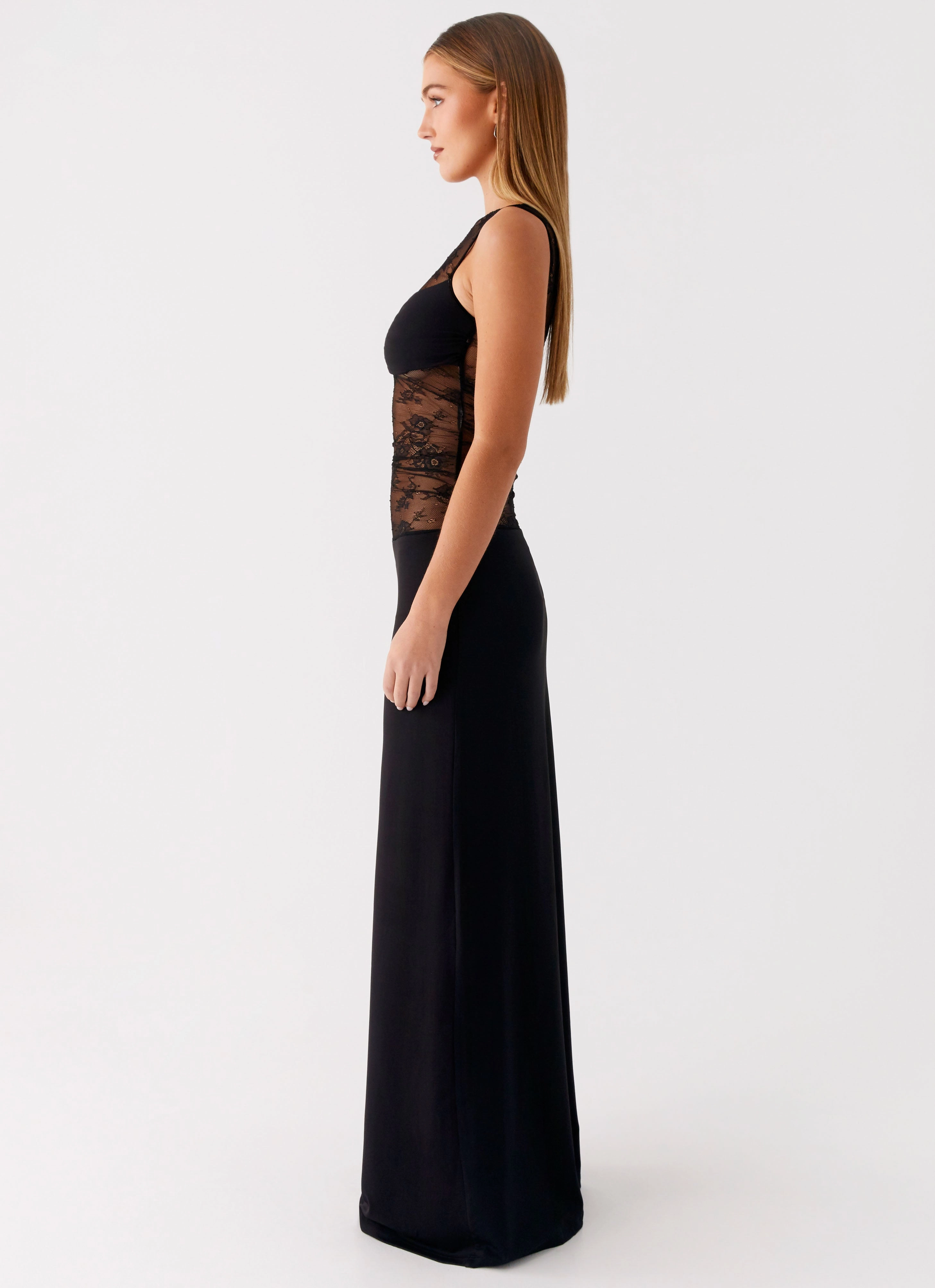 Wesley Maxi Dress - Black Chic and Flattering