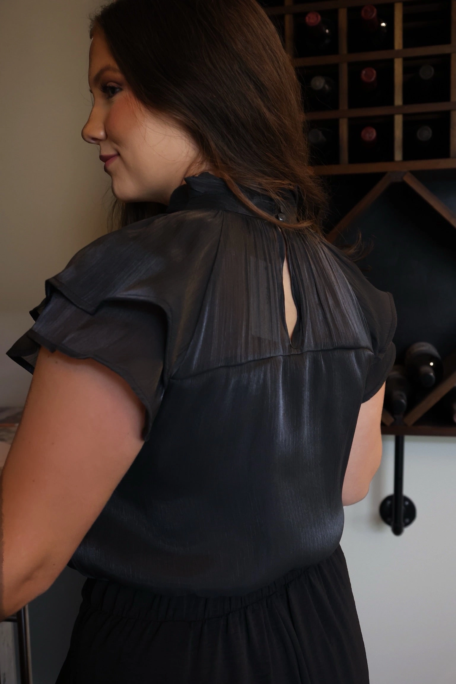 Rue Ruffle Top (FINIAL SALE) DoubleStitchedSeams PreShrunkFabric