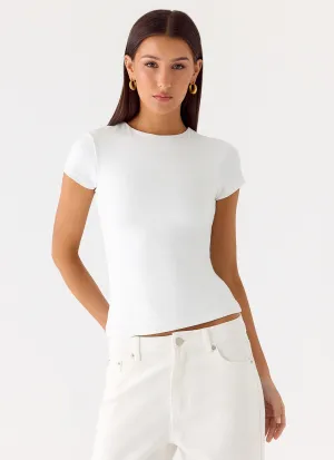 Lightweight Construction About You Top - White Top Rated Anti-static About You Top - White