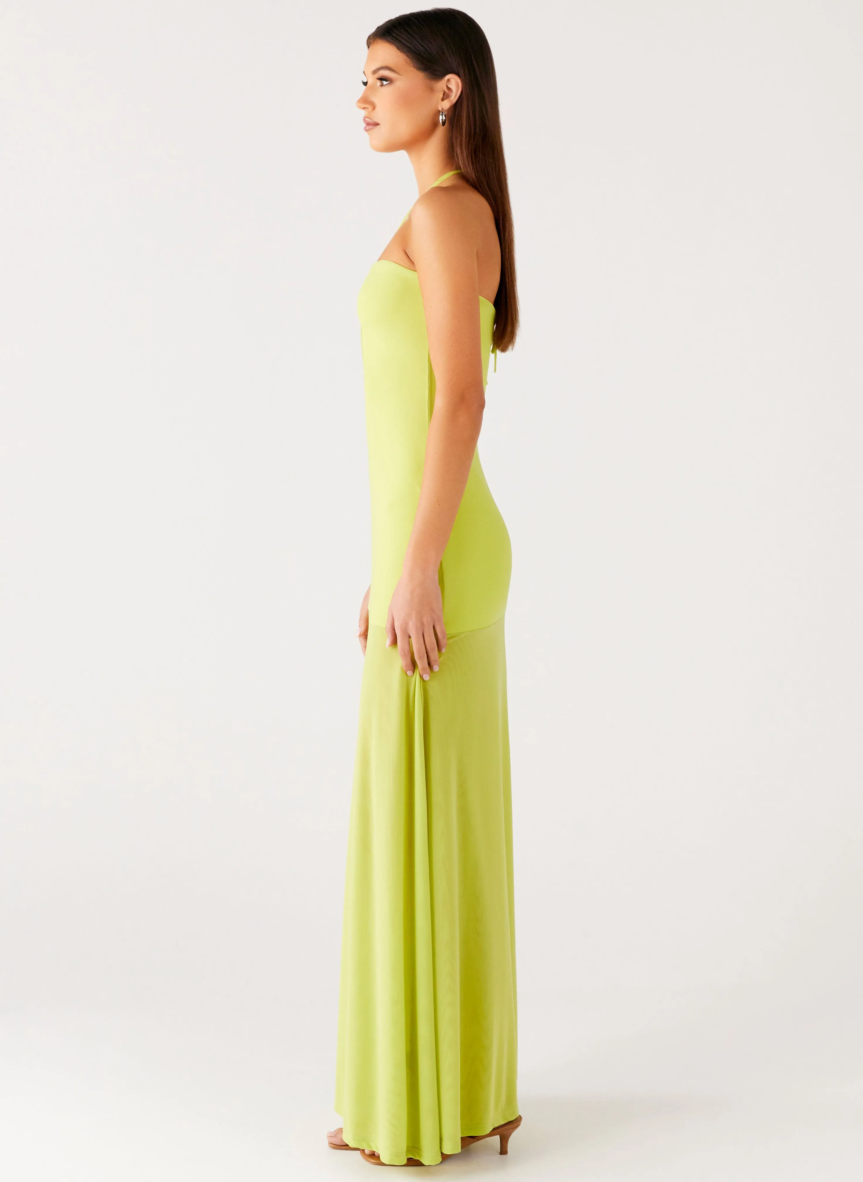 Classic Appeal Claria Maxi Dress - Lime