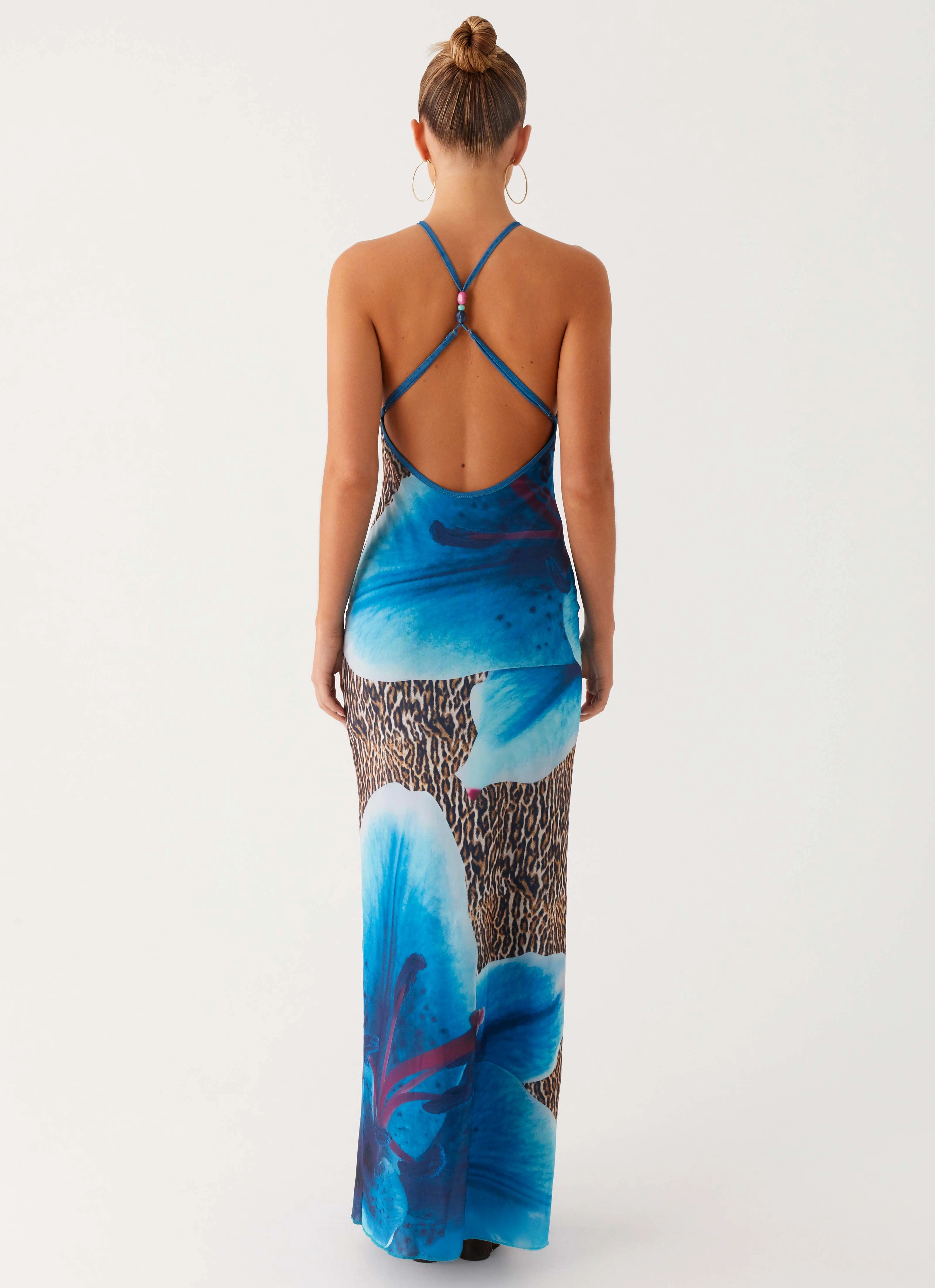 Formed Look Daily Movement Sandy Siren Maxi Dress - Cheetah Floral