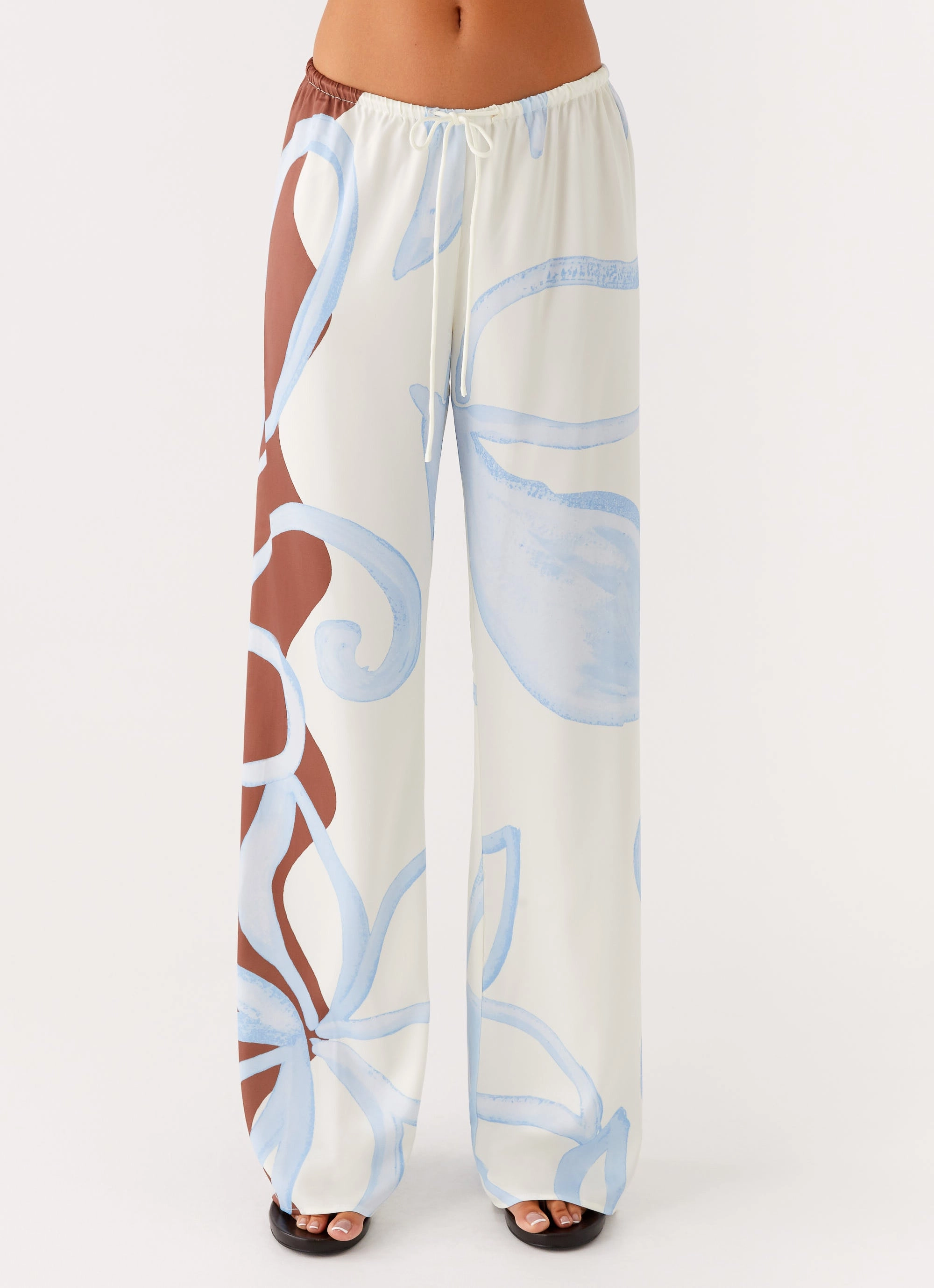 Casual Fit Odor Control Technology Deacon Low Rise Pants - Bloom Wave Print