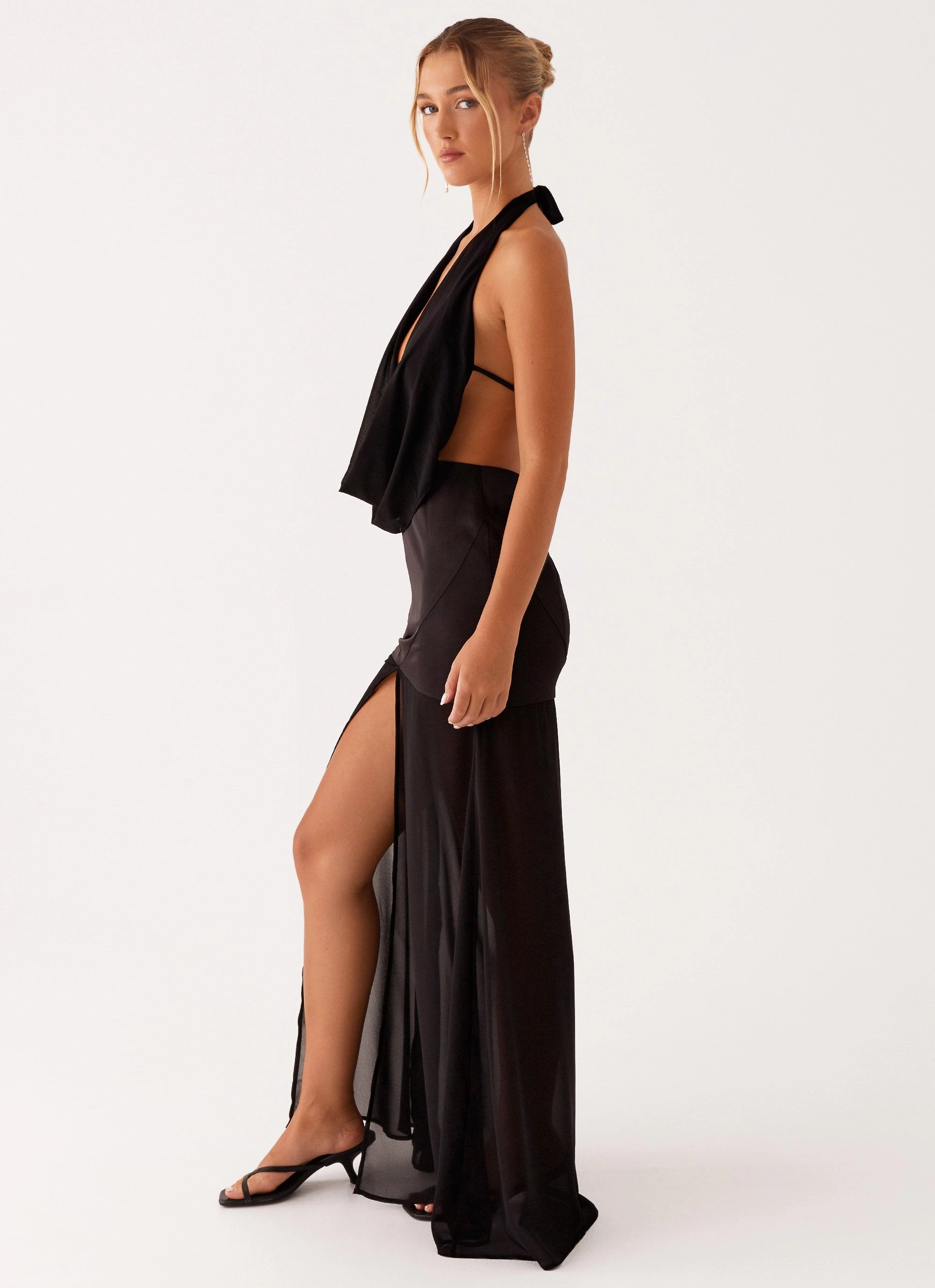 Smooth Look Fenella Maxi Dress - Black
