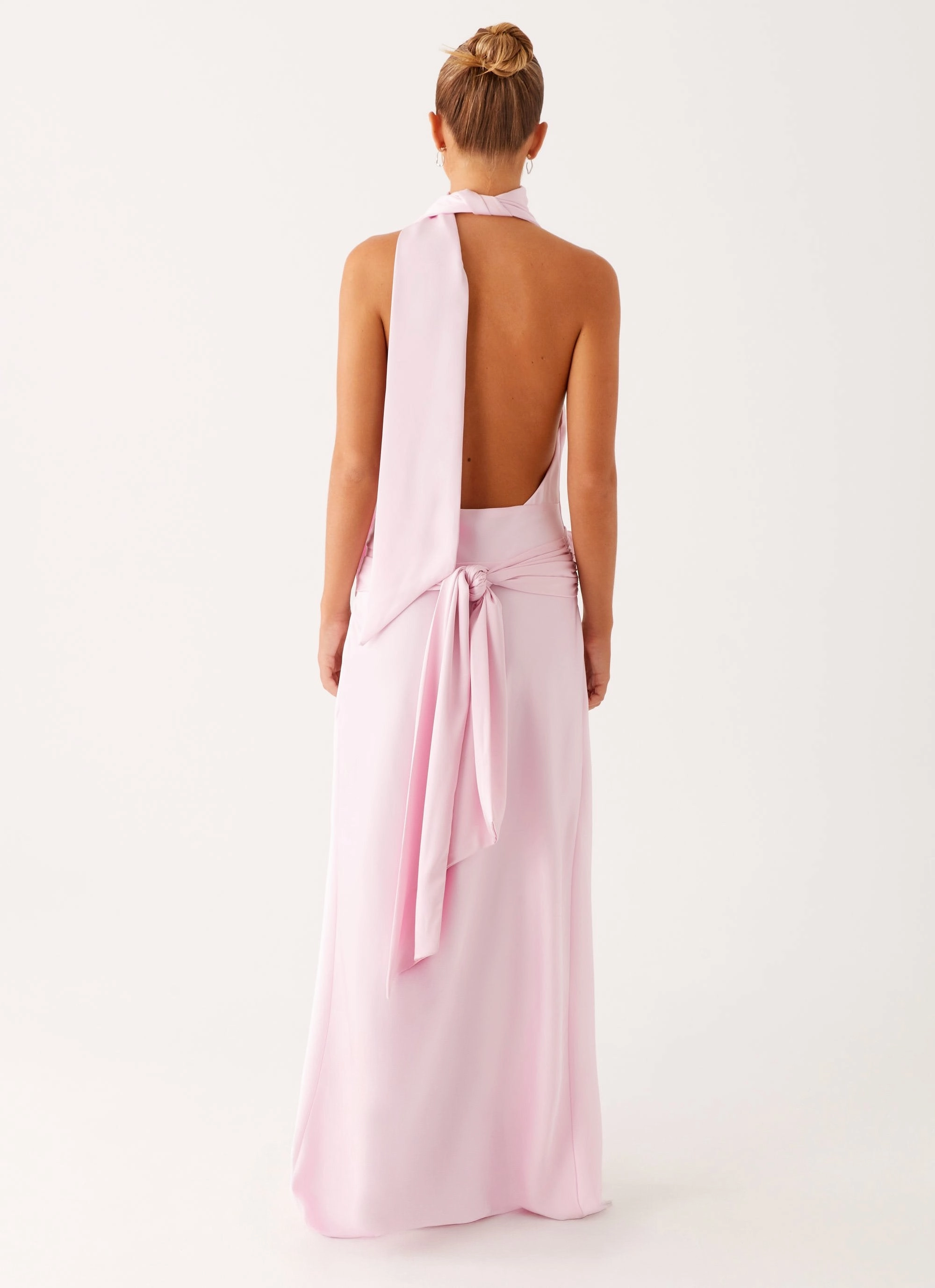 skin friendly Fashionable Fit Imani Maxi Dress - Pink