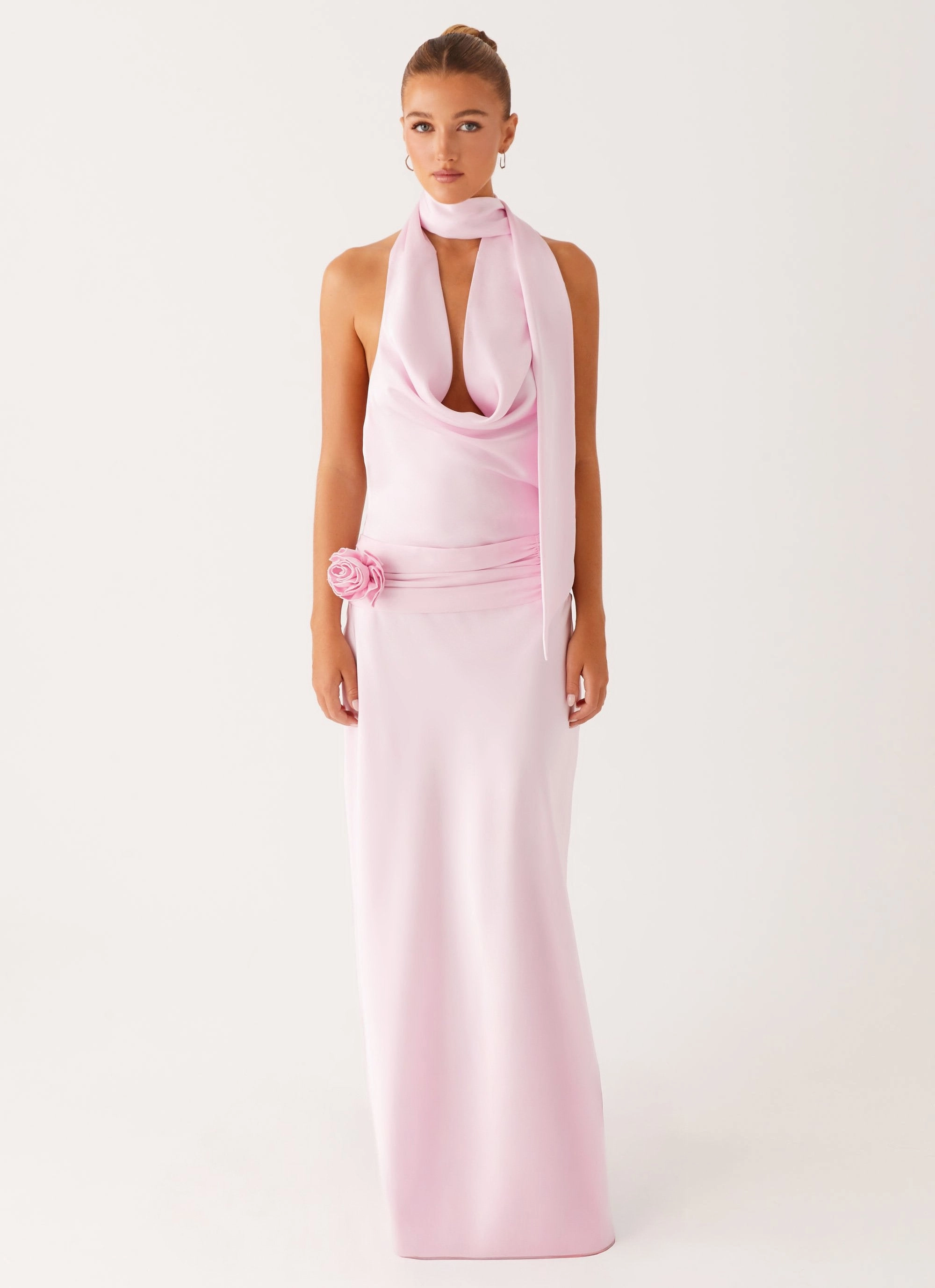 Balanced Light Go To Wear Imani Maxi Dress - Pink