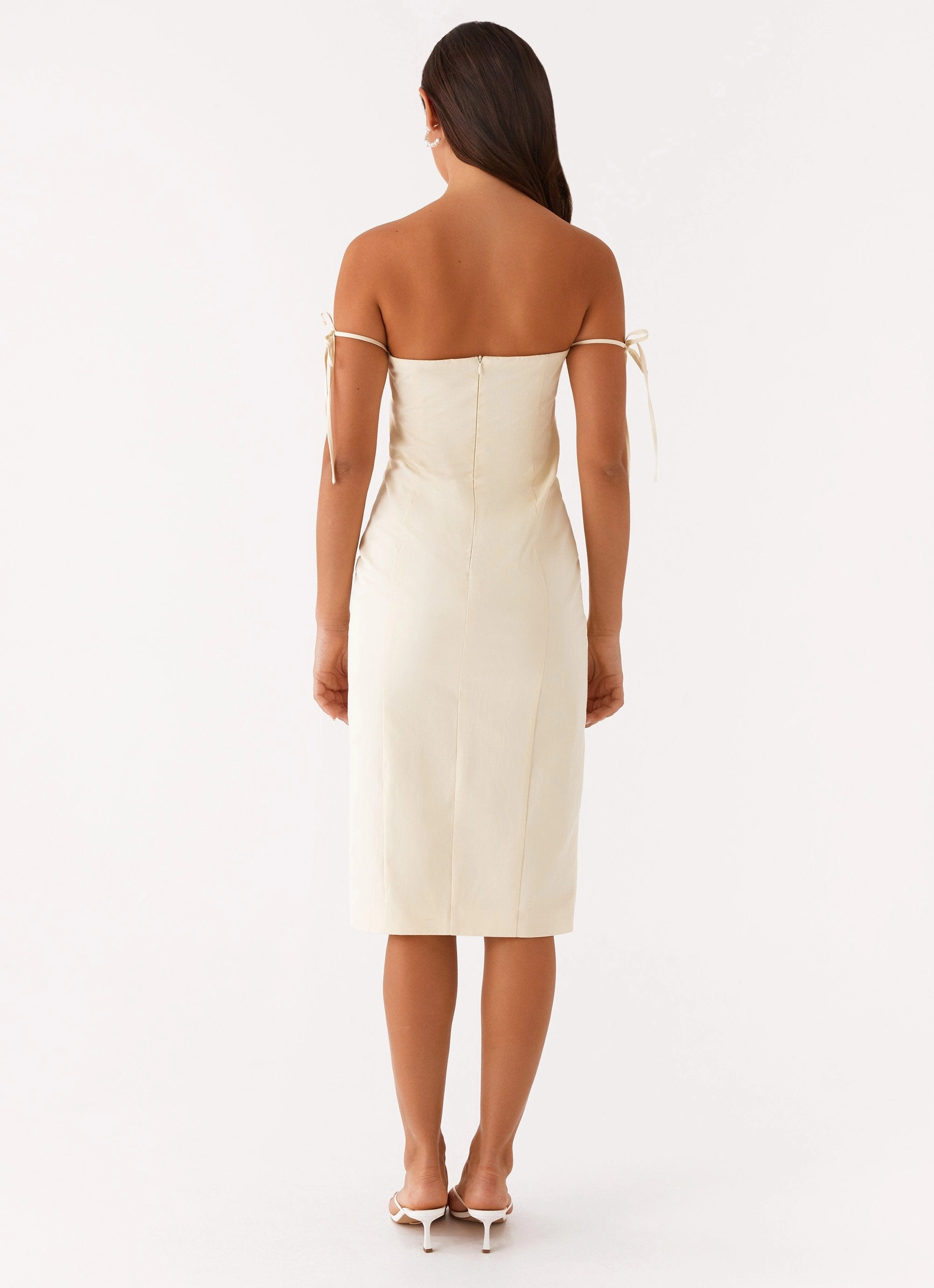Limelight Midi Dress - Lemon Soul Warm Street Motion