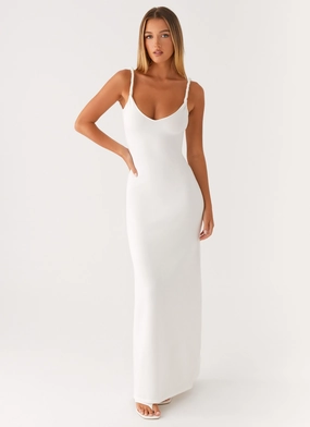 Anastasia Maxi Dress - Ivory Night Mood