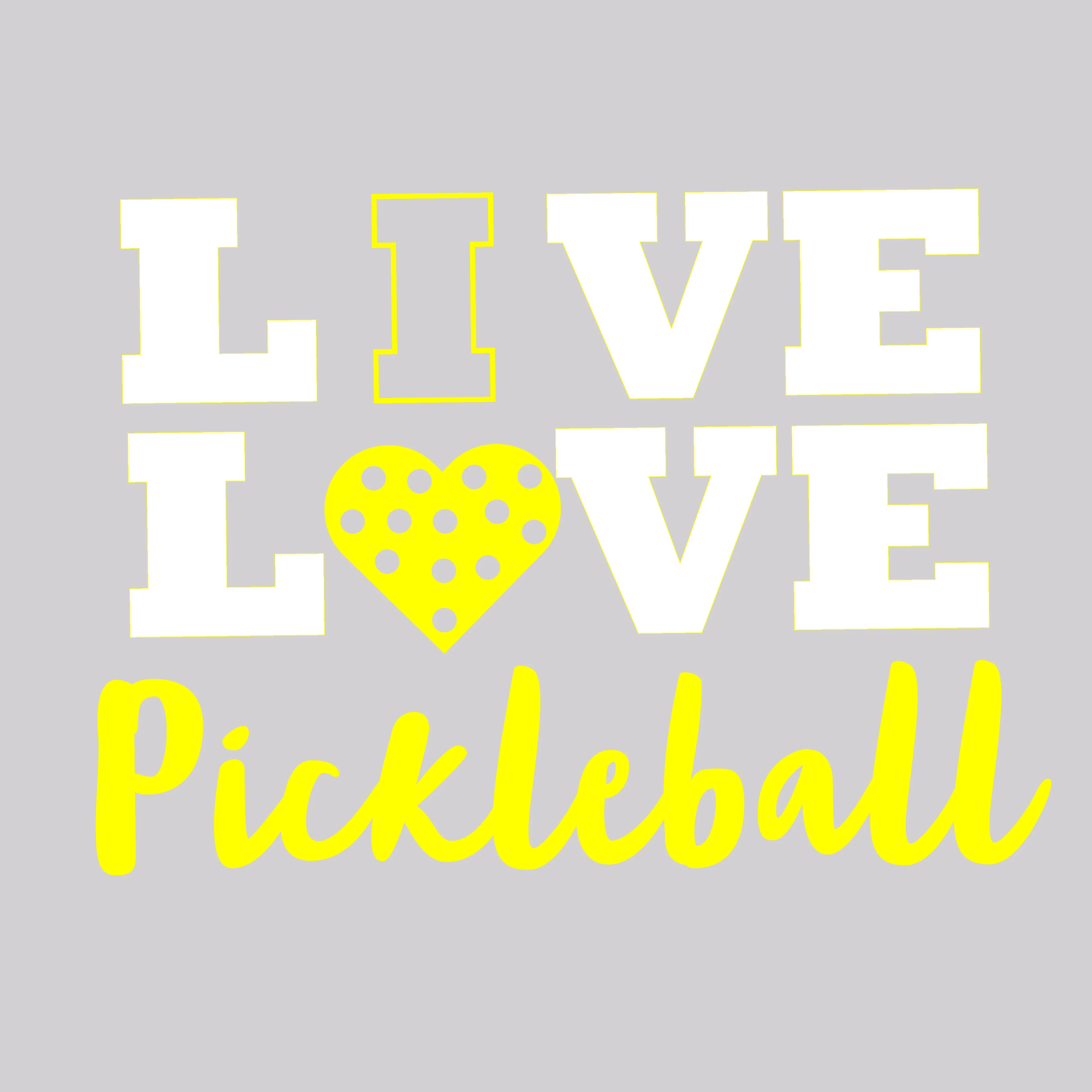 Live Love Pickleball | Men's Sleeveless Pickleball Shirt | 100% Polyester