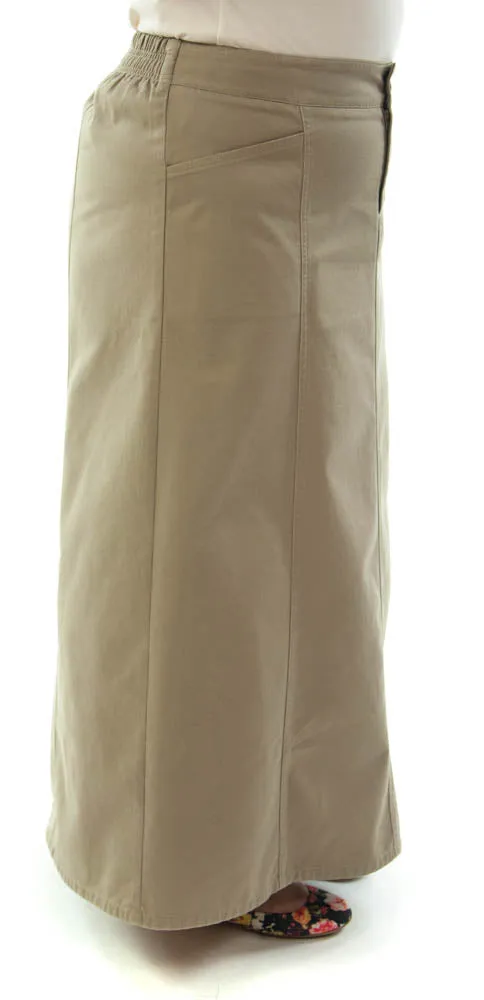 Long Corneado Skirt / Womens Plus Size